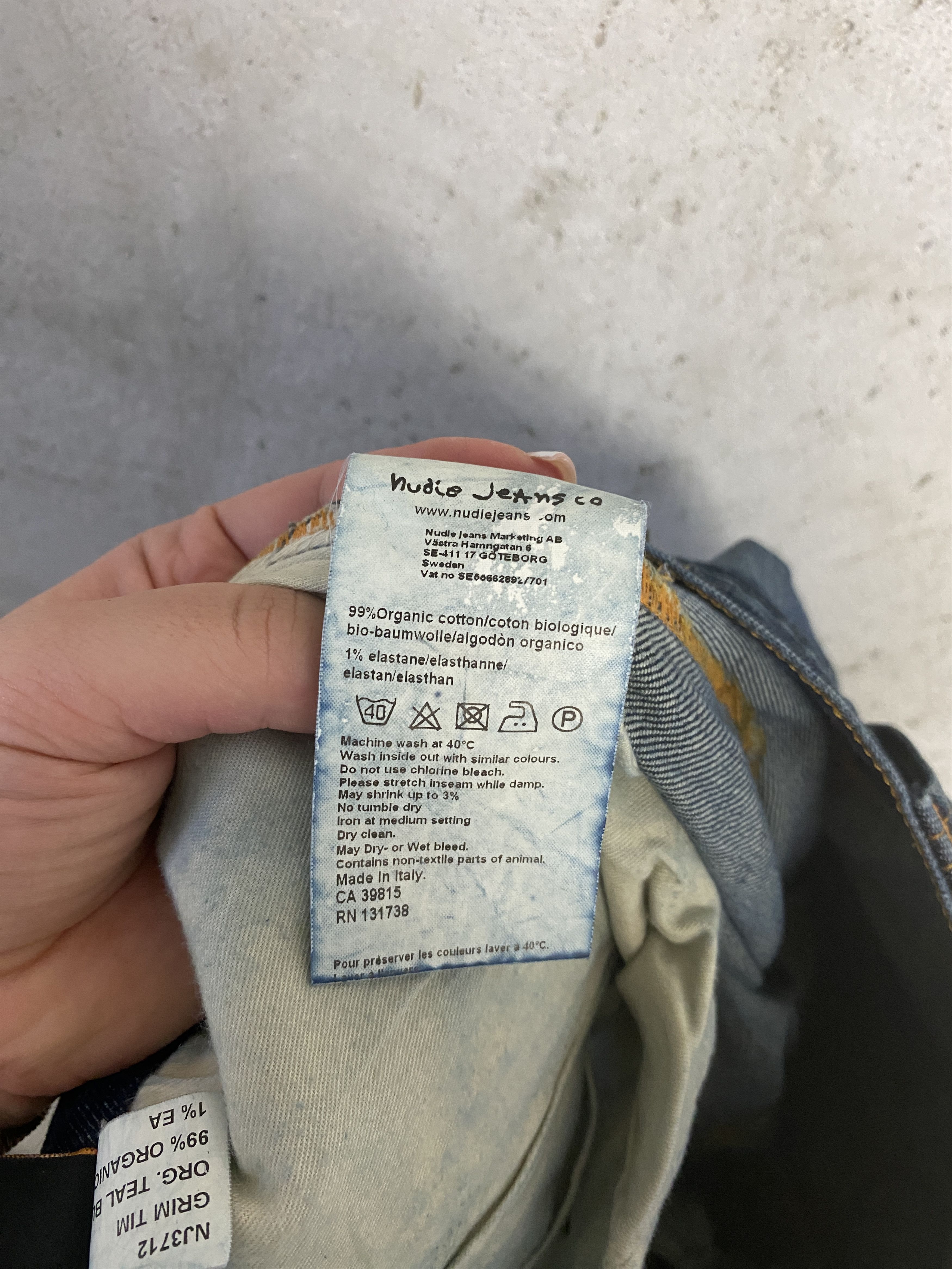 Nudie Jeans Nudie Jeans Grim Tim denim jeans pants Size US 32 / EU 48 - 8 Thumbnail