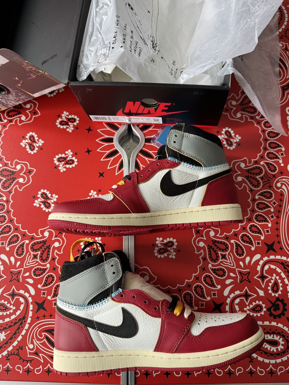 Jordan Brand × Nike × Union LA Union Jordan 1 Size US 8 / EU 41 - 2 Thumbnail