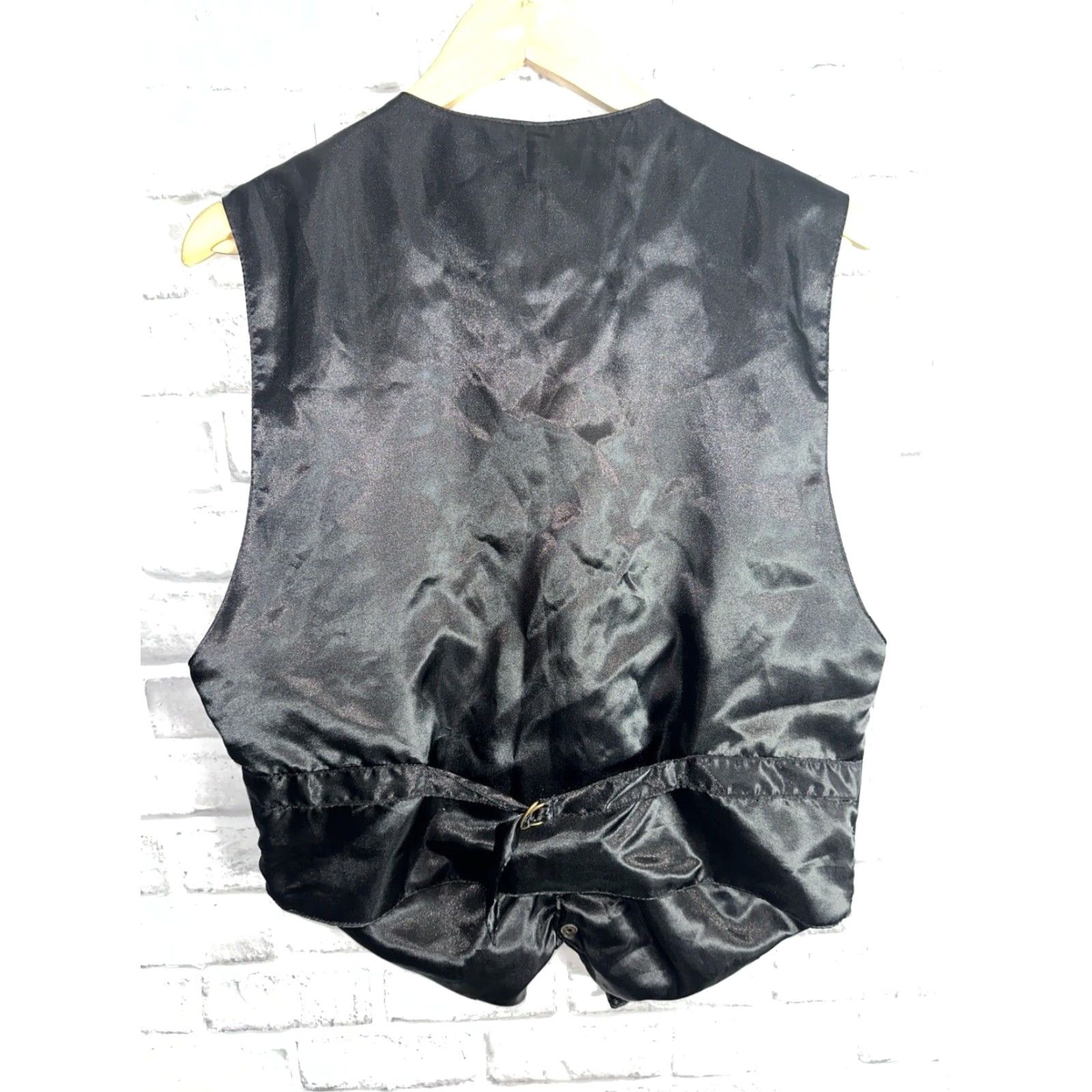 Scully Scully Mens Vest M Black Suede Front Snap Genuine Leather Formal Wear Size US M / EU 48-50 / 2 - 5 Thumbnail