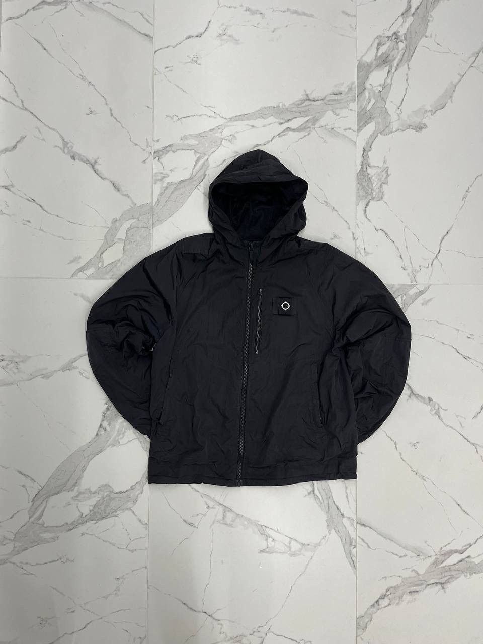 Ma.strum Black Light Jacket with patch Light Jackets