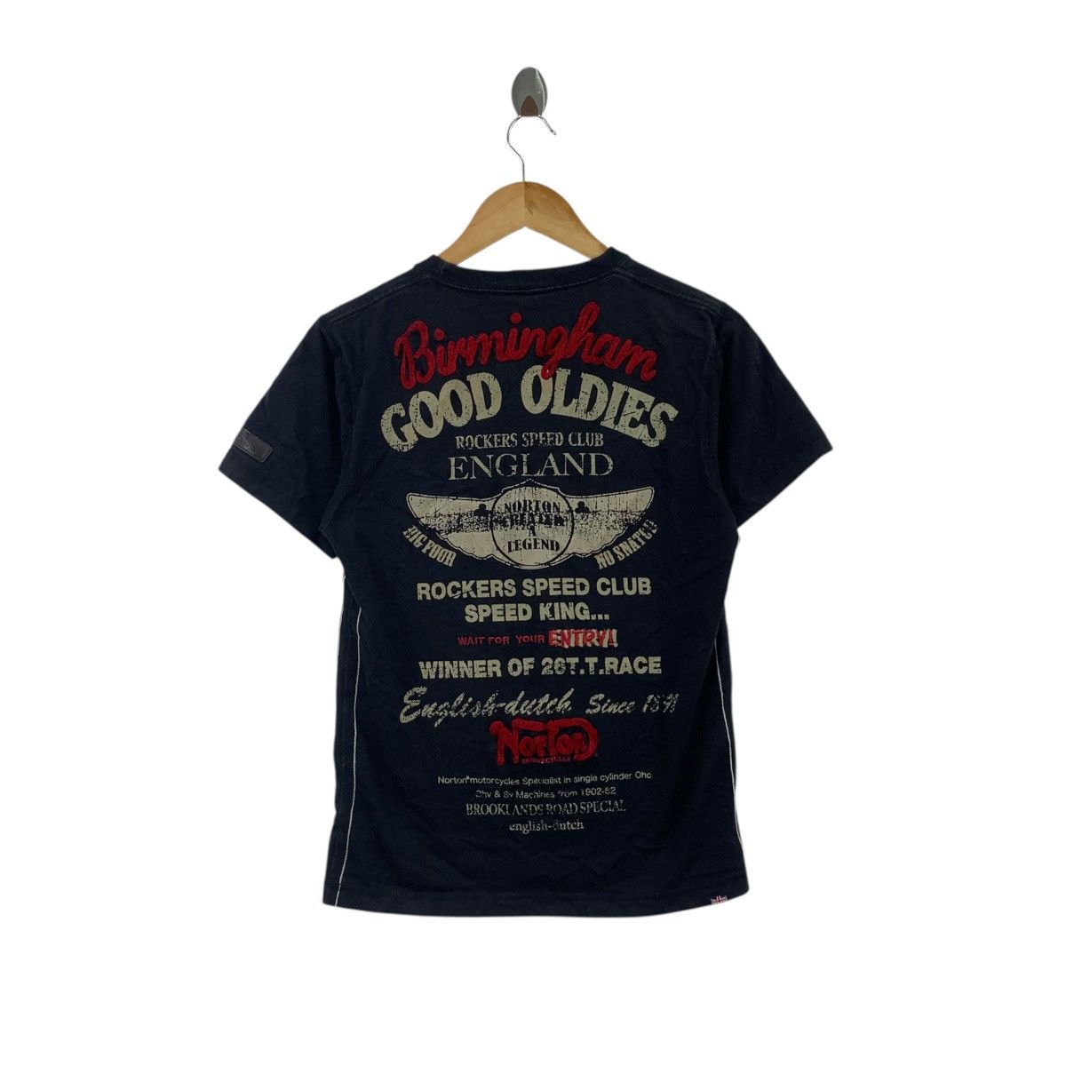 Norton NORTON MOTORCYCLE ENGLAND Rockers Speed Club Tee Shirt Top Size M / US 6-8 / IT 42-44 - 5 Thumbnail