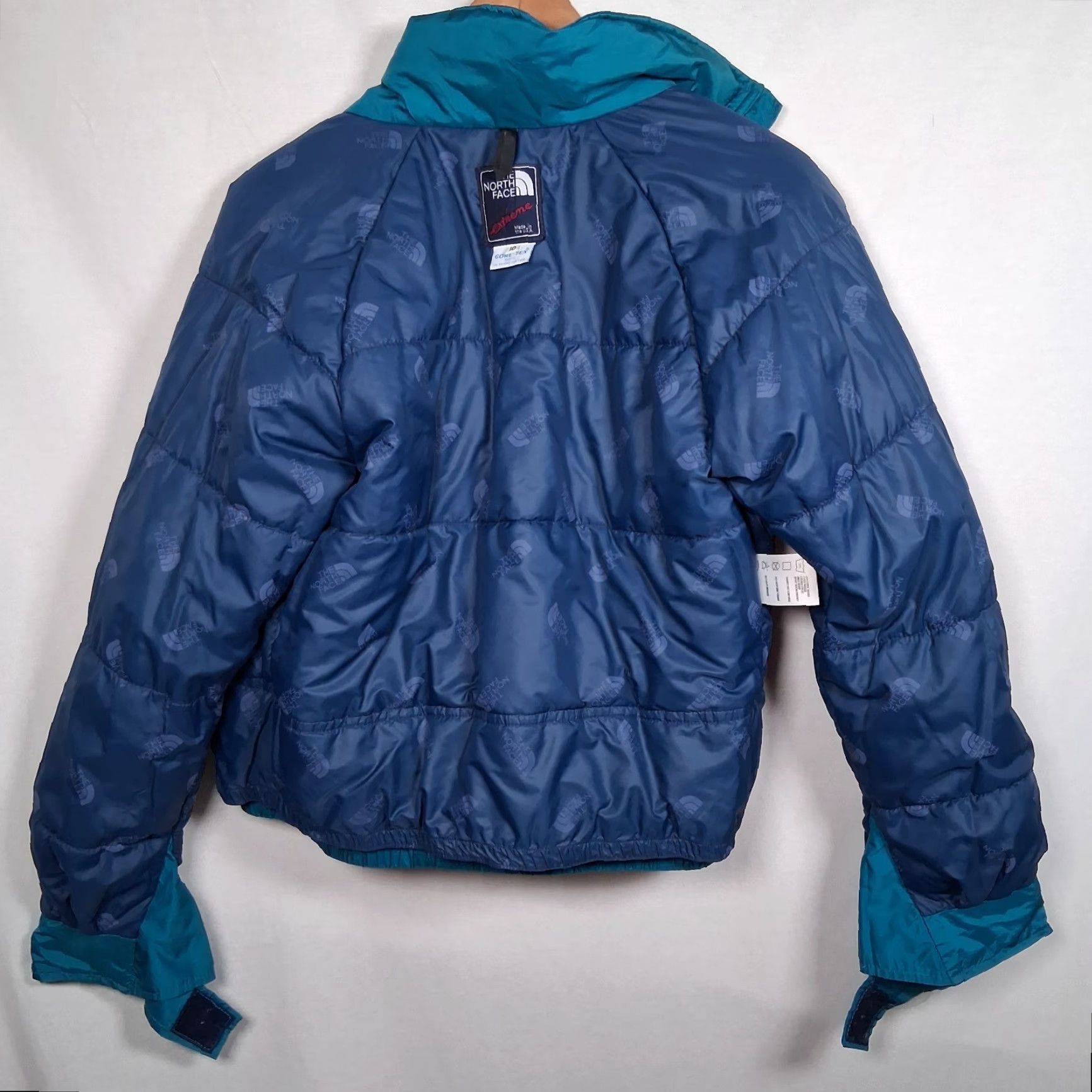 The North Face VINTAGE The North Face Extreme Jacket Women 10 Teal Gore Tex Winter Ski Coat Size L / US 10 / IT 46 - 3 Thumbnail