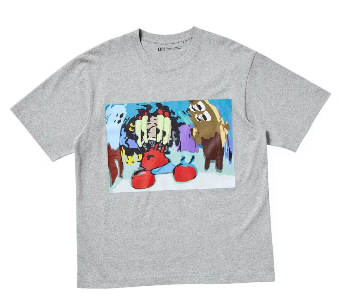 Cactus Plant Flea Market Uniqlo x CPFM Spongebob Squarepants UT Graphic T-Shirt gray Size US S / EU 44-46 / 1 - 1 Thumbnail