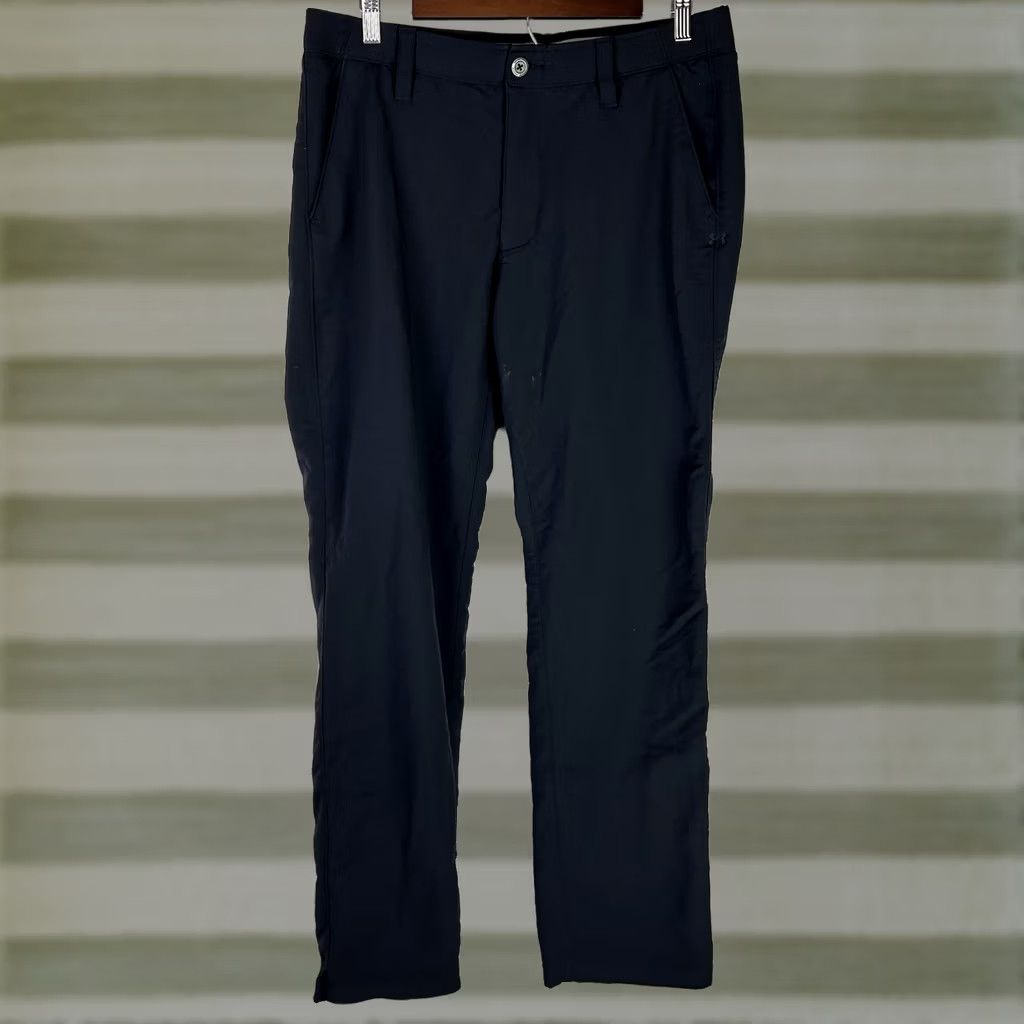 Under Armour Under Armour Dress Pants Black 34x32 Stretch Match Play Golf Mens Pants Size US 34 / EU 50 - 1 Thumbnail