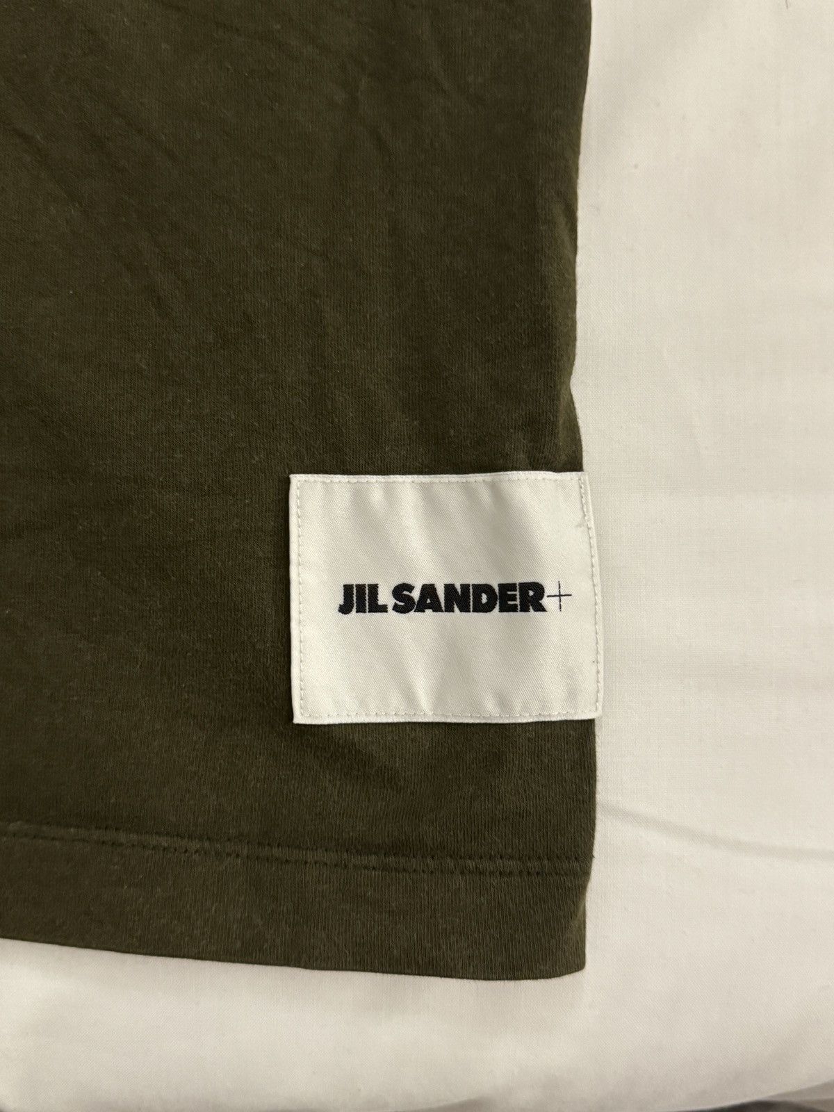 Jil Sander Jil Sander+ Dark Green T Shirt Size US L / EU 52-54 / 3 - 3 Thumbnail