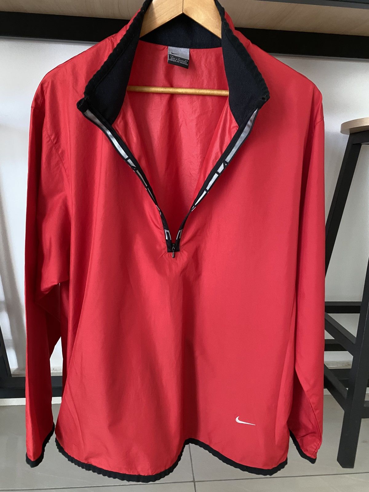 Nike × Vintage Vintage 80's Nike half zipper design anorak two pocket Size US M / EU 48-50 / 2 - 2 Thumbnail
