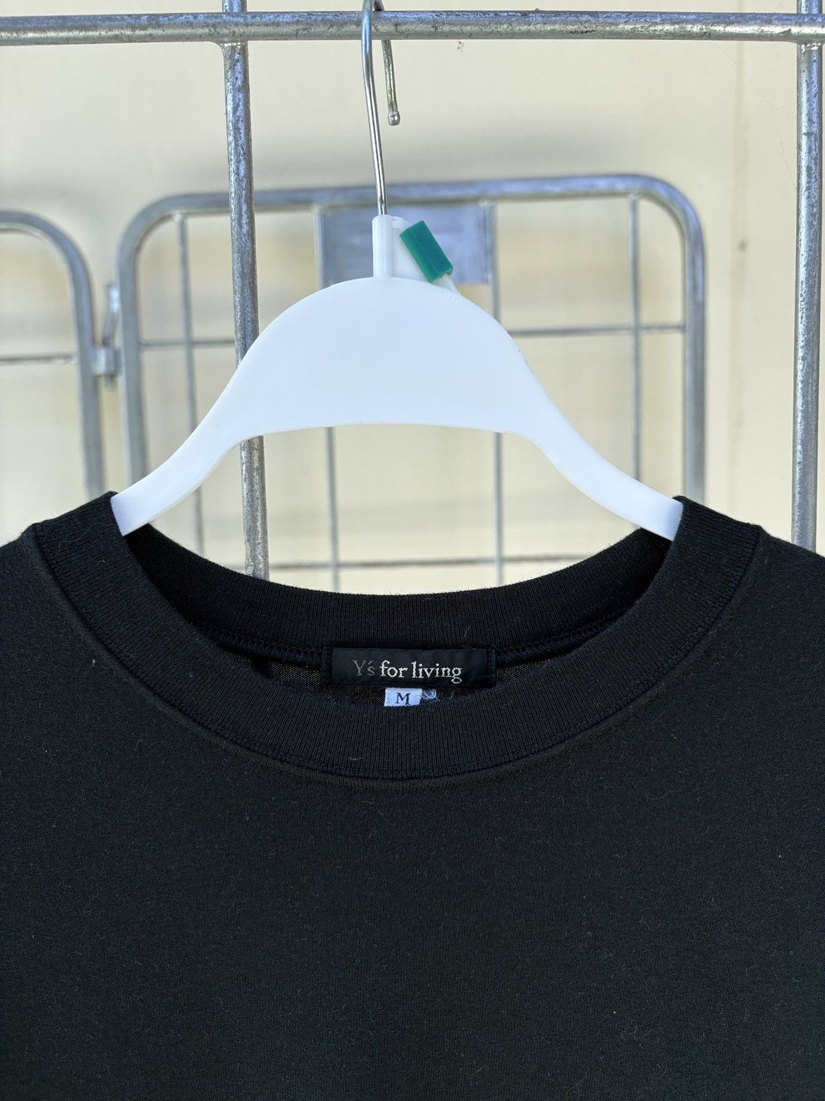 Y's Y's for living Yohji Yamamoto black T-shirt Size US M / EU 48-50 / 2 - 2 Thumbnail