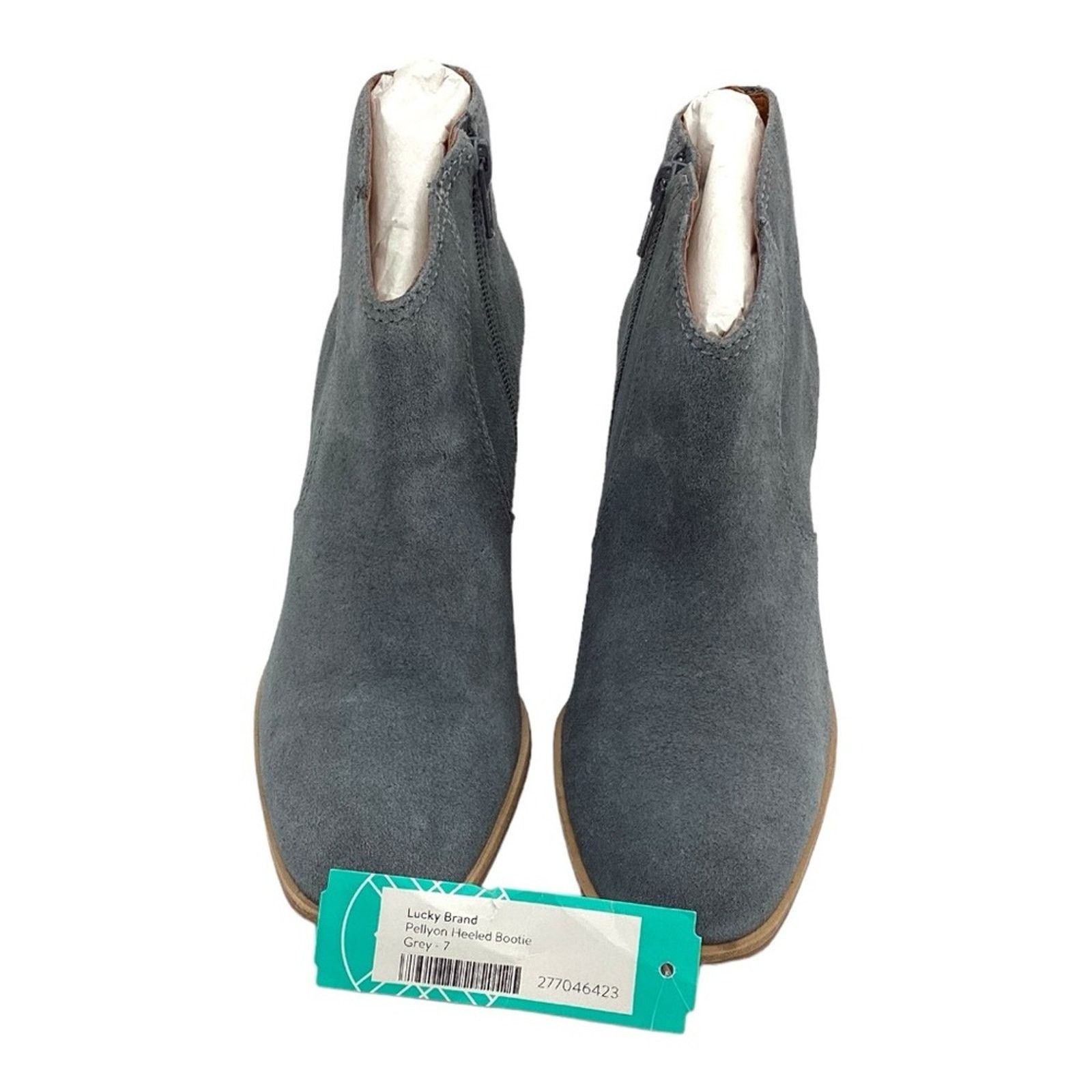 Lucky Brand Lucky Brand Pellyon Stack Heel Bootie Gray 7 NWT $149 MSRP Size US 7 / IT 37 - 2 Thumbnail