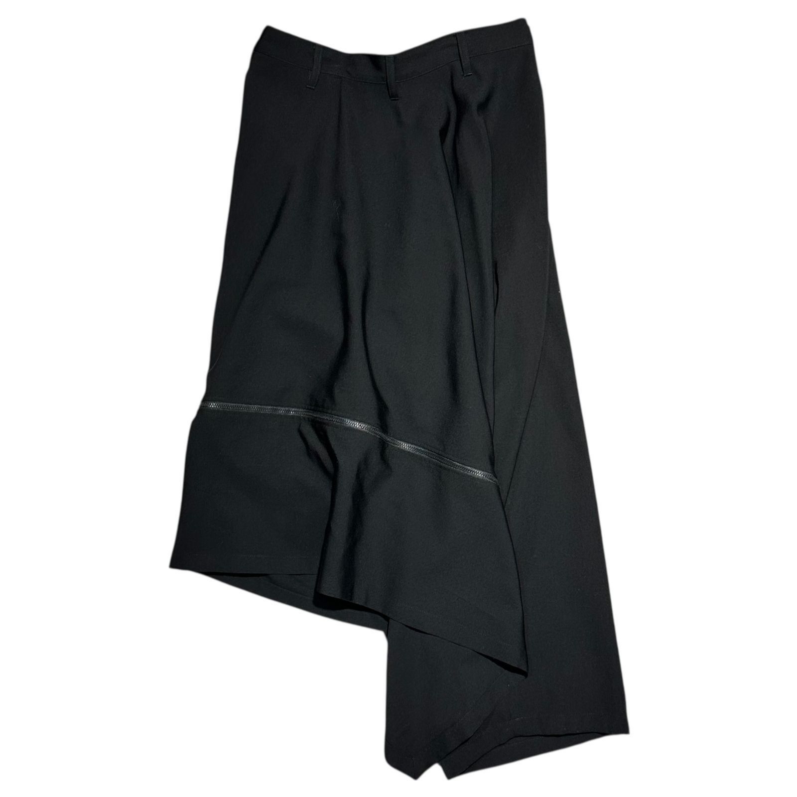 Yohji Yamamoto B Yohji Yamamoto - Zip Design Asymmetrical Pants Size US 32 / EU 48 - 6 Thumbnail