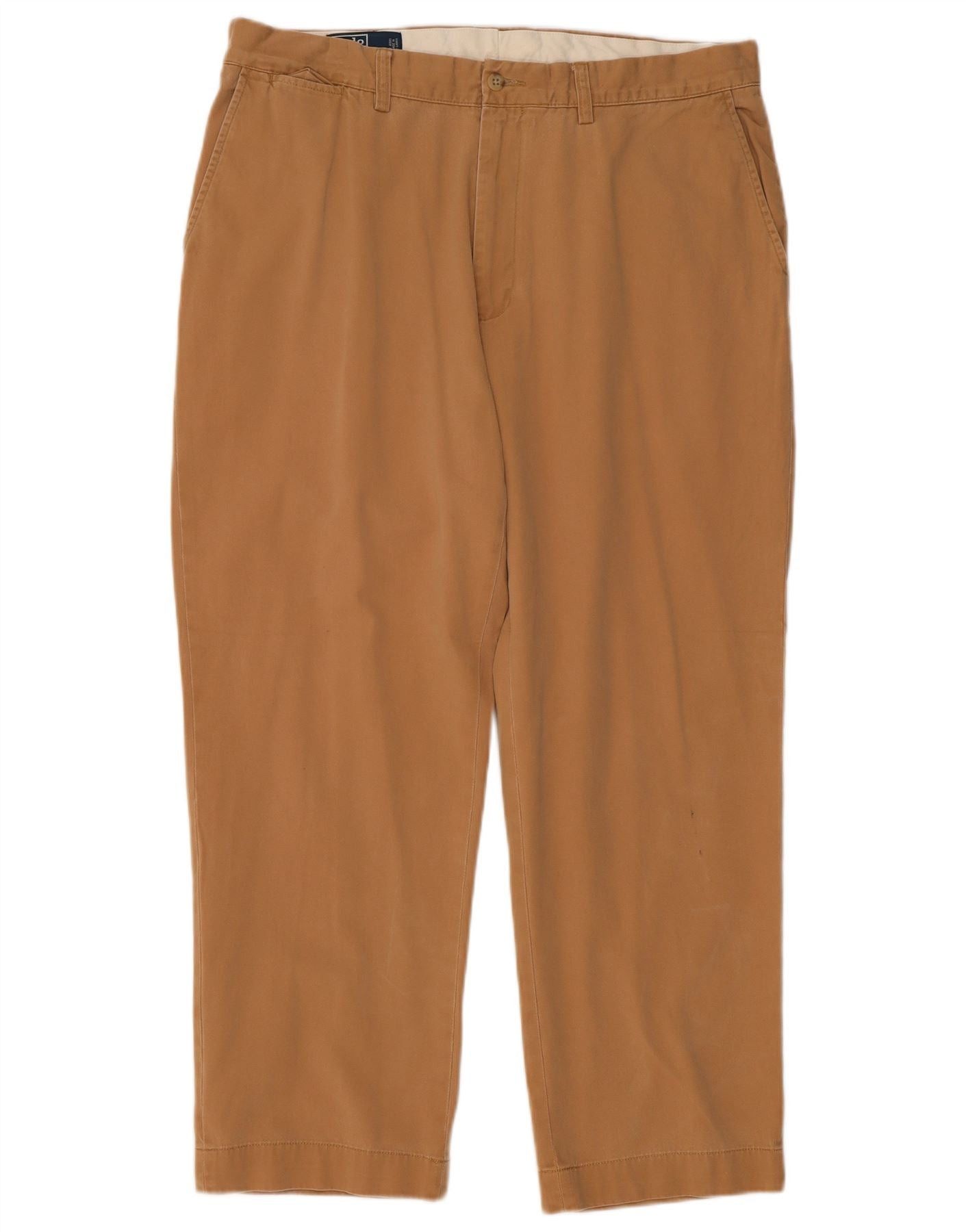 Polo Ralph Lauren Mens Straight Chino Trousers W38 L30 Beige Cotton Classic Size US 38 / EU 54 - 1 Thumbnail