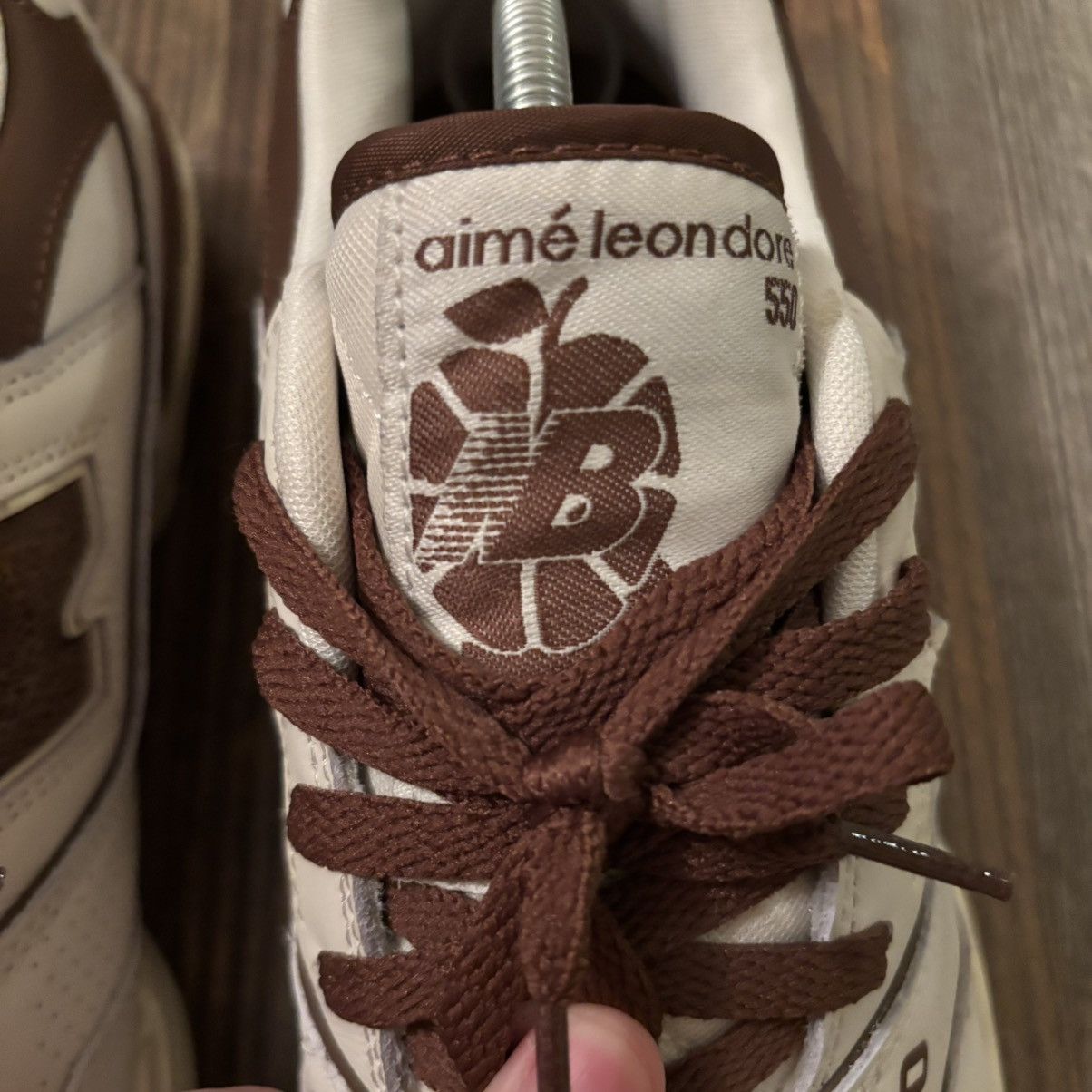 Aime Leon Dore × New Balance New Balance x Aime Leon Dore 550 White Brown Size US 10.5 / EU 43-44 - 4 Thumbnail
