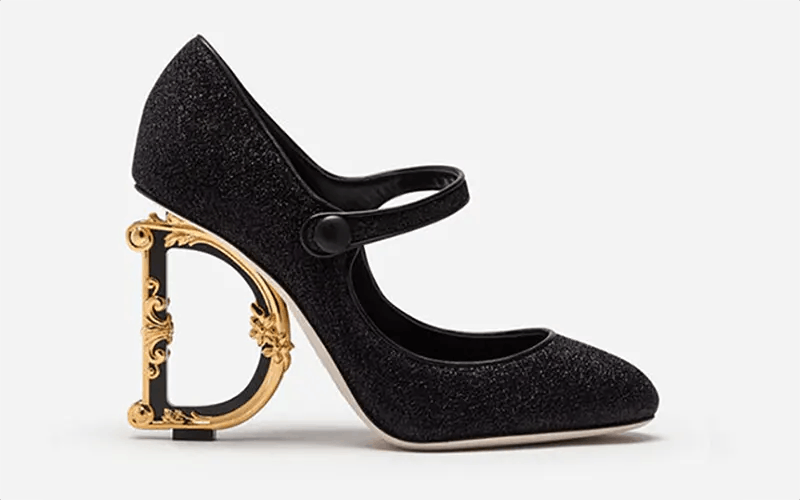 Dolce & Gabbana o1y0925 Spike Heel Pumps in Black Size US 5.5 / IT 35.5 - 2 Thumbnail