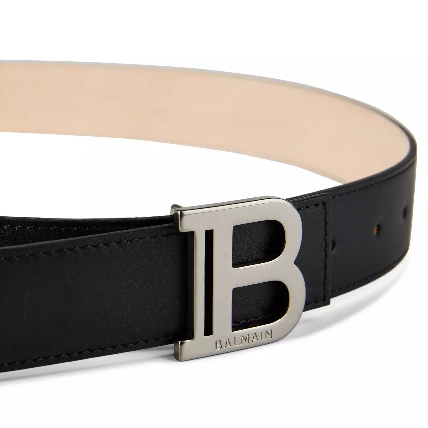 Balmain o1g2r1mq0426 Size: 90 / B Logo Belt in Black Size 36 - 5 Thumbnail
