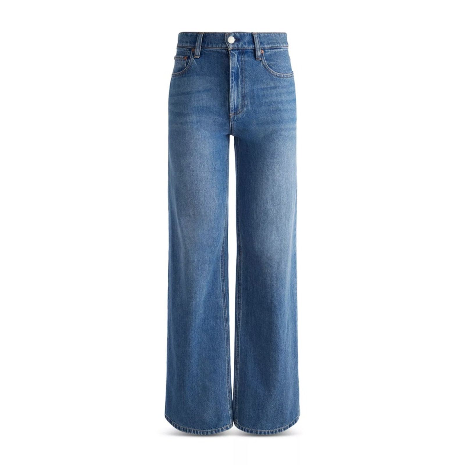 Alice + Olivia Alice and Olivia Women Avery Blue Wide Leg Jeans Size 25 Size 25" / US 0 / IT 36 - 6 Thumbnail