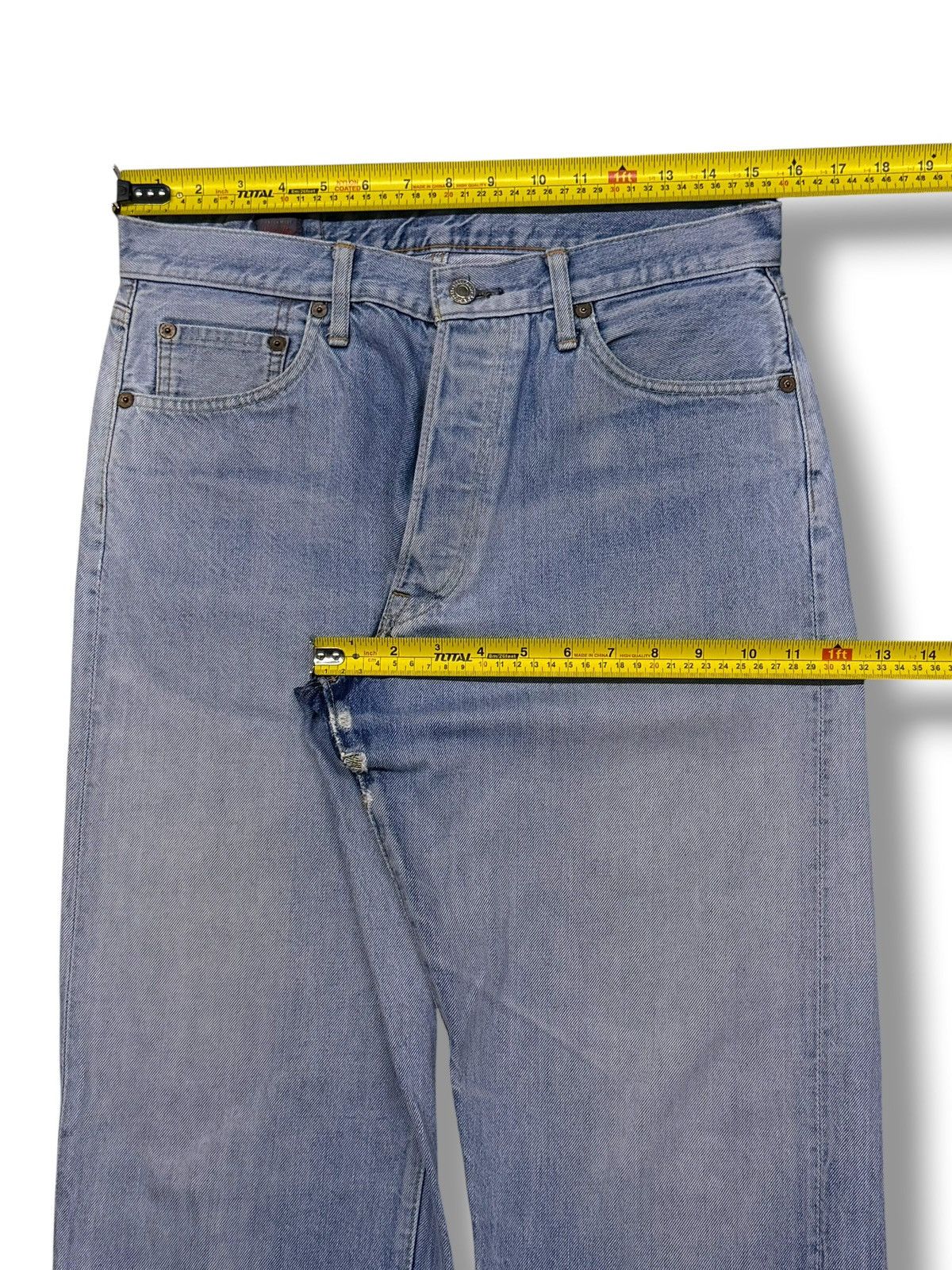 Japanese Brand Vintage 90s Salty Dog Union Made Selvedge Denim Jeans | W31 Size US 31 - 20 Thumbnail