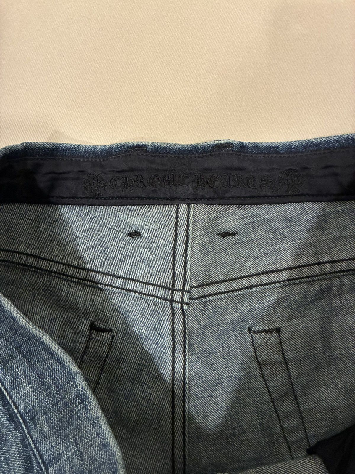 Chrome Hearts Chrome Hearts Patchwork Jean Shorts Size US 34 / EU 50 - 4 Thumbnail
