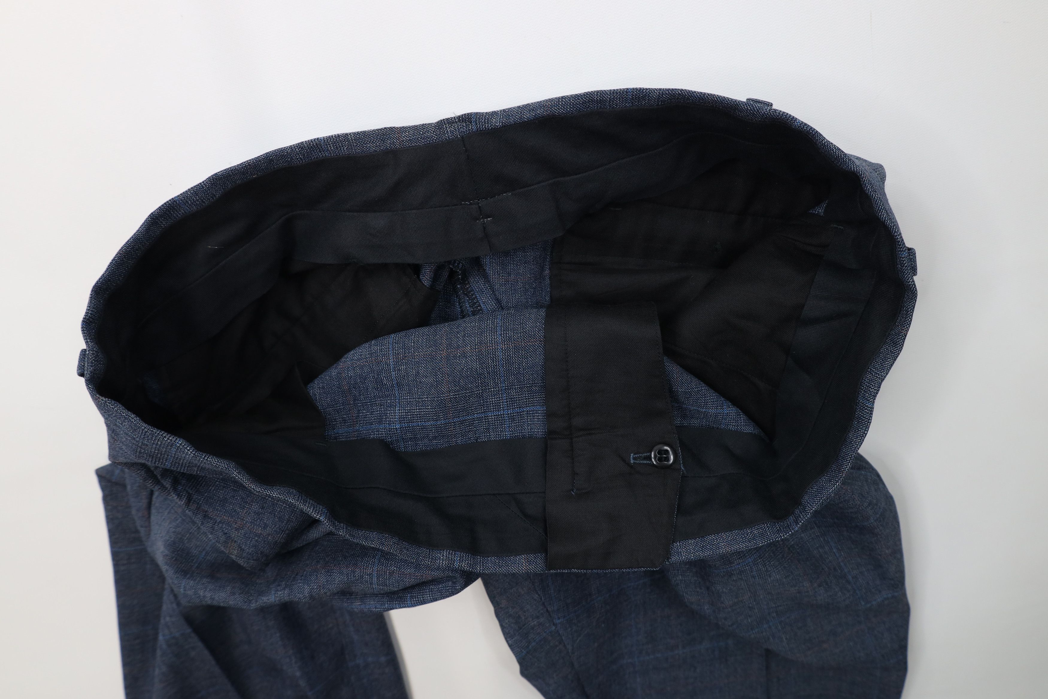 Vintage 70s Streetwear Knit Bell Bottoms Chino Pants Plaid