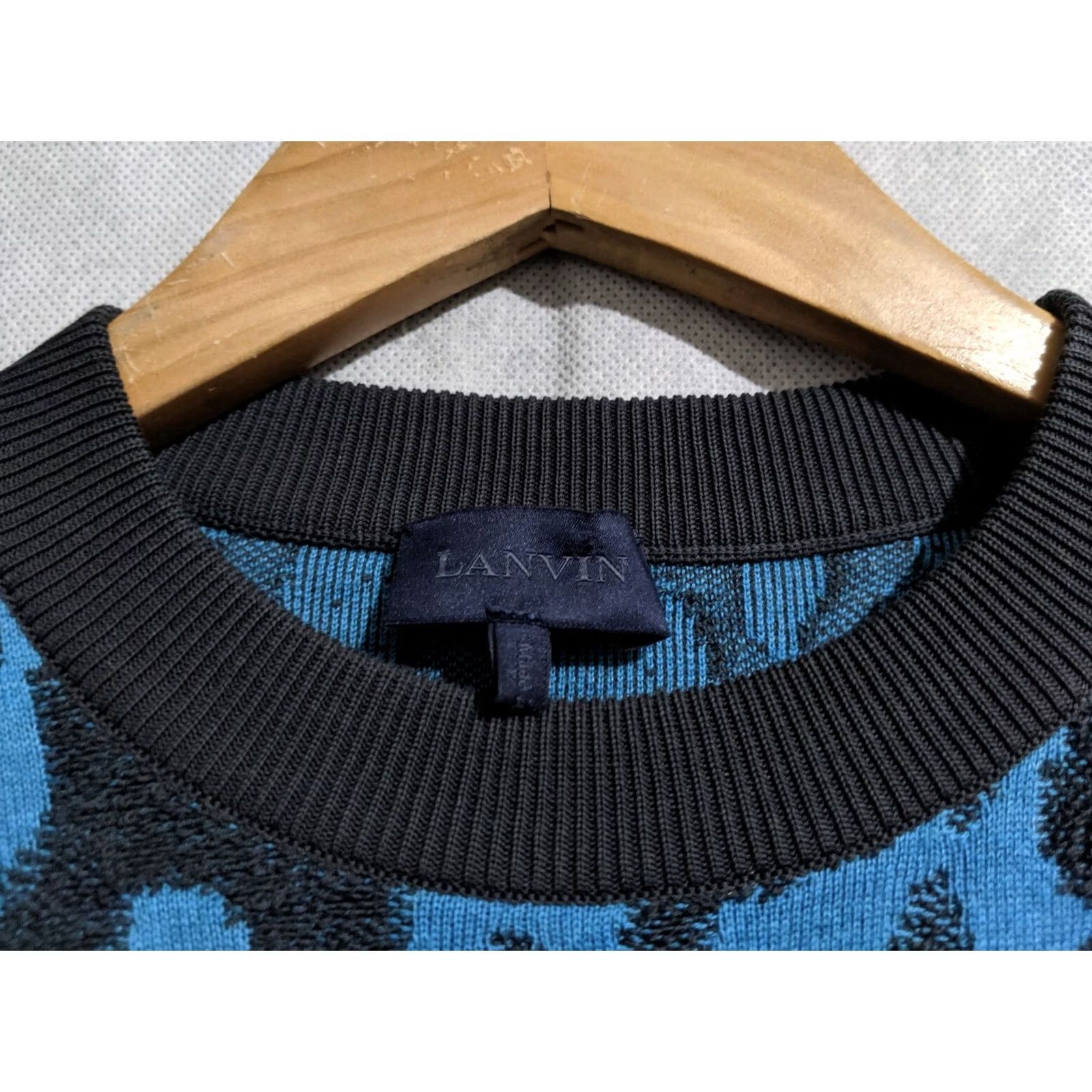 Lanvin Lanvin Sweater XS/S Multicolor Leopard Jacquard Crewneck Mens Italy Sold Out Size US XS / EU 42 / 0 - 3 Thumbnail
