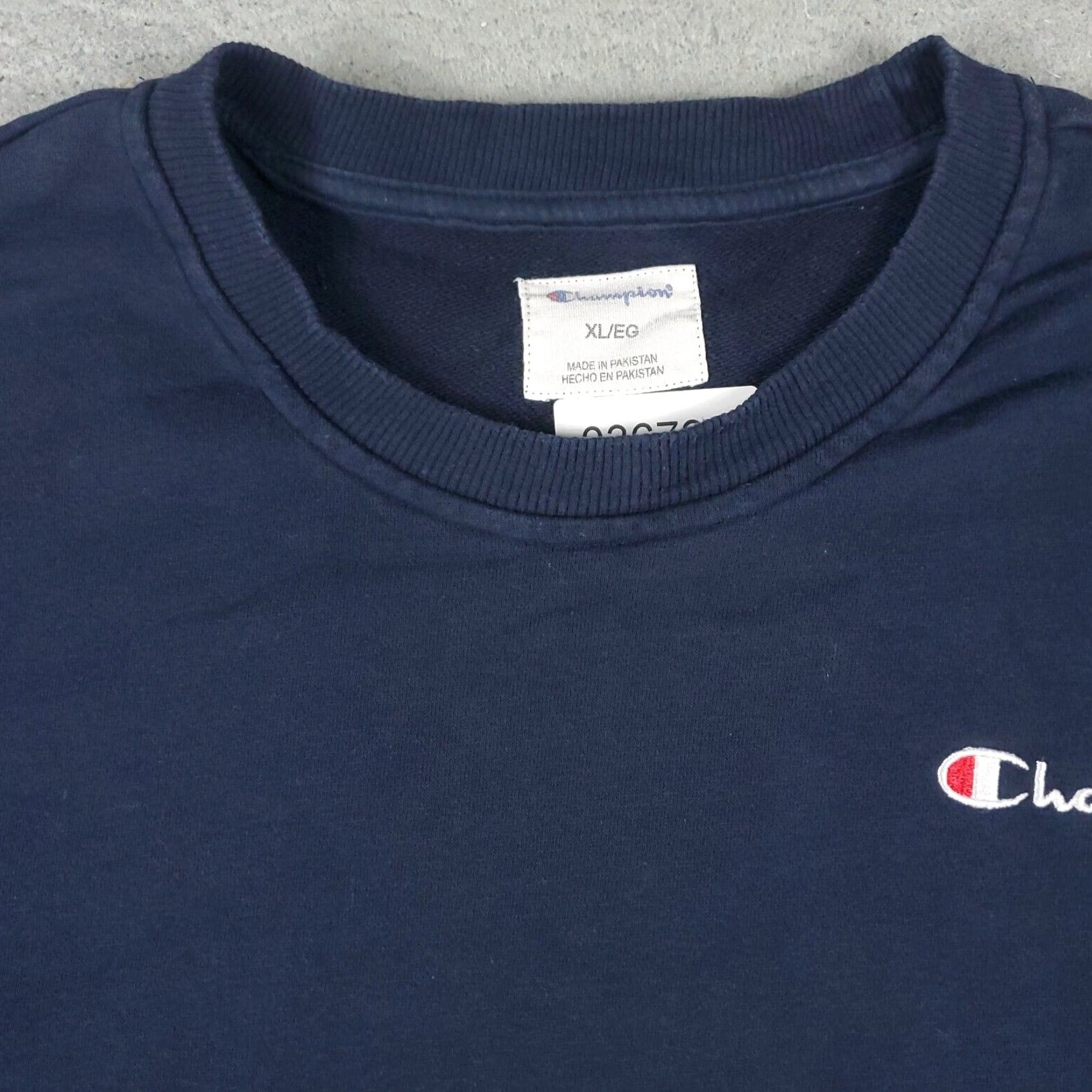 Champion Champion Mens Blue XL Extra Large Casual Pullover Sweatshirt Size US XL / EU 56 / 4 - 3 Thumbnail