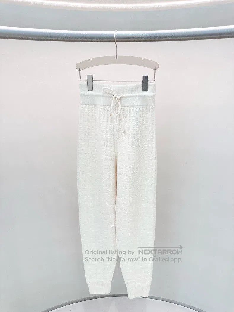 Hermes Hermes Beige wool trousers Size 25" / US 0 / IT 36 - 1 Thumbnail