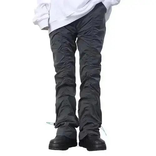 Other Stacked Pleated Gray Sweatpants Size US 30 / EU 46 - 2 Thumbnail