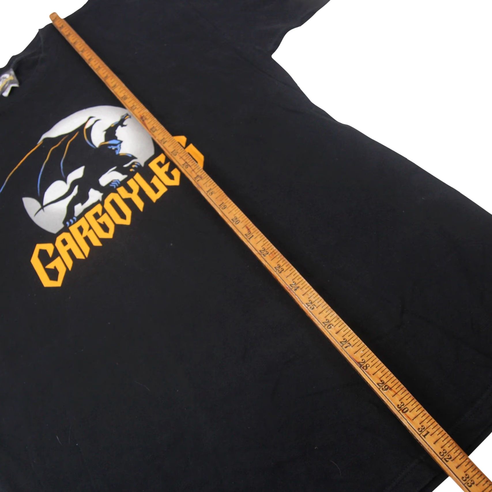 Vintage VINTAGE Gargoyles Cartoon "The Night Will Never Be The Same" XL Graphic T Shirt Mens XL Black Graphic Shirt Size US XL / EU 56 / 4 - 6 Thumbnail