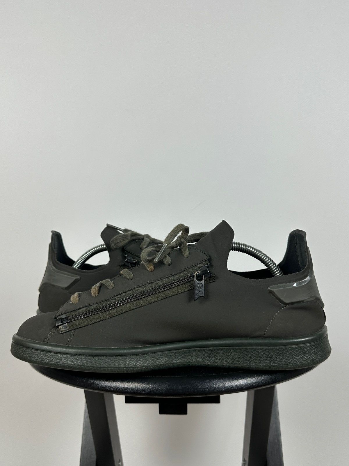 Adidas Adidas Y-3 Stan Smith Zip Khaki Low Top Sneakers Size US 8.5 / EU 41-42 - 8 Thumbnail