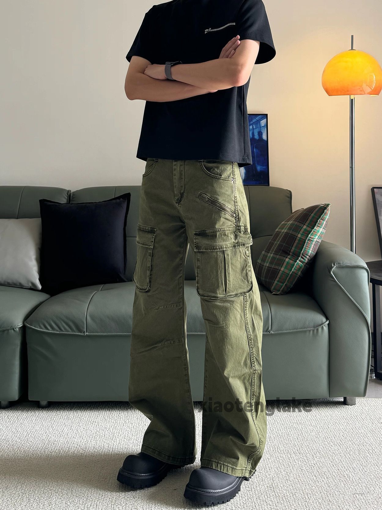 Vintage Xz Military outdoor tactical cargo hiphop y2k pants Size US 30 / EU 46 - 4 Thumbnail
