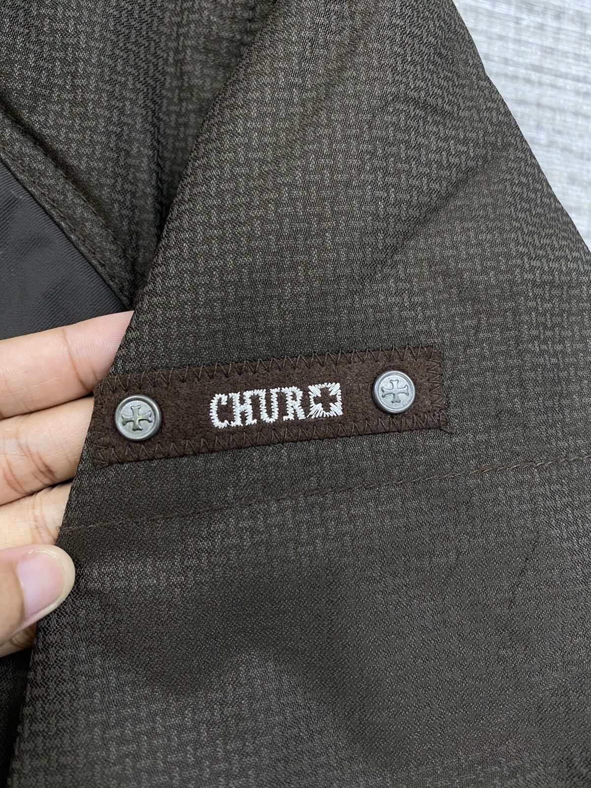 Japanese Brand Chur Snowboarding Cross Logo Zipper Multipocket Jacket Size US L / EU 52-54 / 3 - 9 Thumbnail