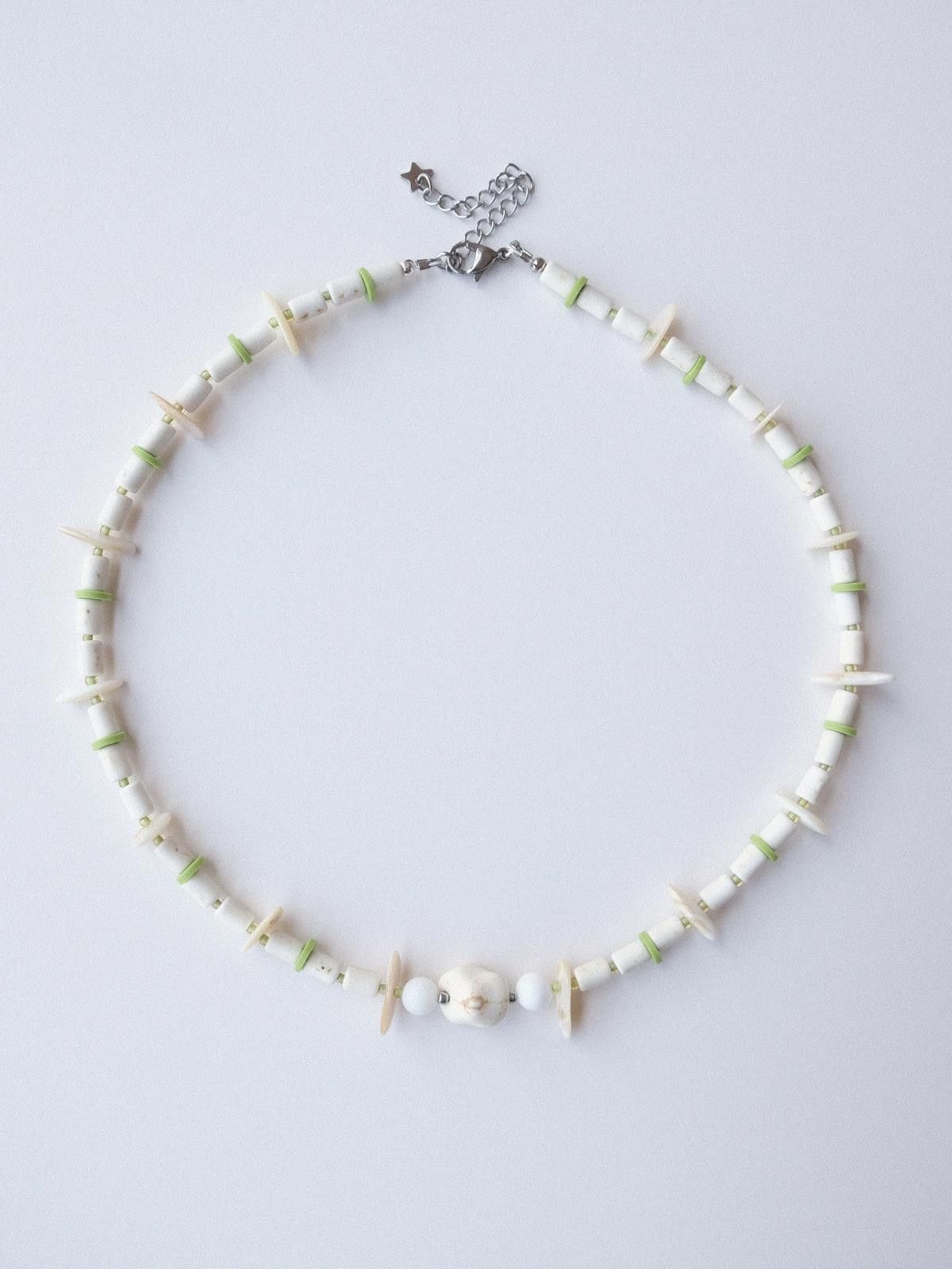 Handmade Handmade Retro Style Natural Shell Beads Necklace Chain Size ONE SIZE - 3 Thumbnail