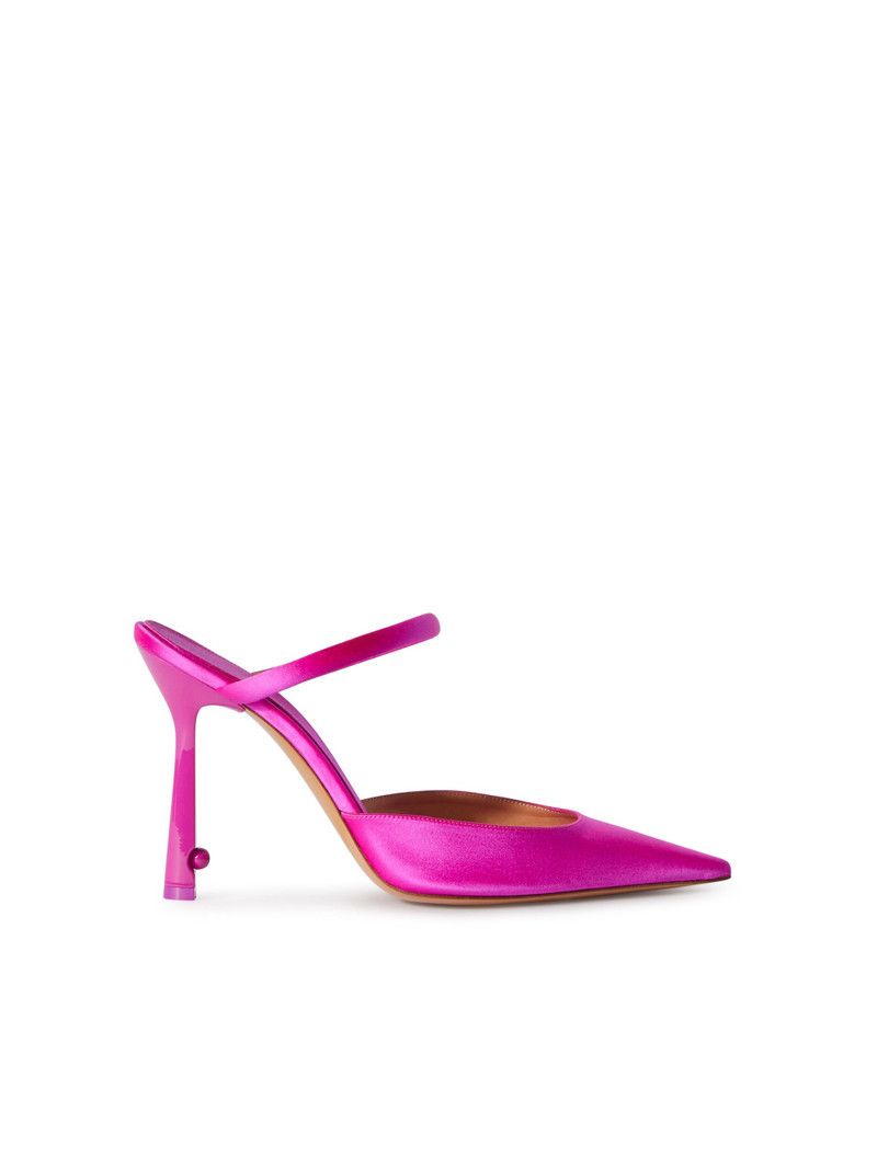 Off-White o1y1225 Mules in Fuchsia Size US 7 / IT 37 - 1 Thumbnail