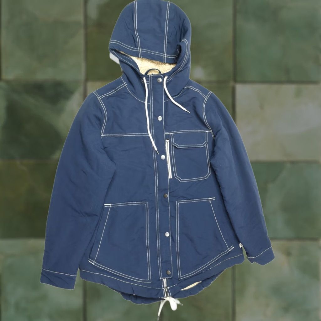 Toad&Co Toad&Co Forester Pass Sherpa Lined Parka Coat Blue Full-Zip Hood Jacket Womens M Size M / US 6-8 / IT 42-44 - 1 Thumbnail