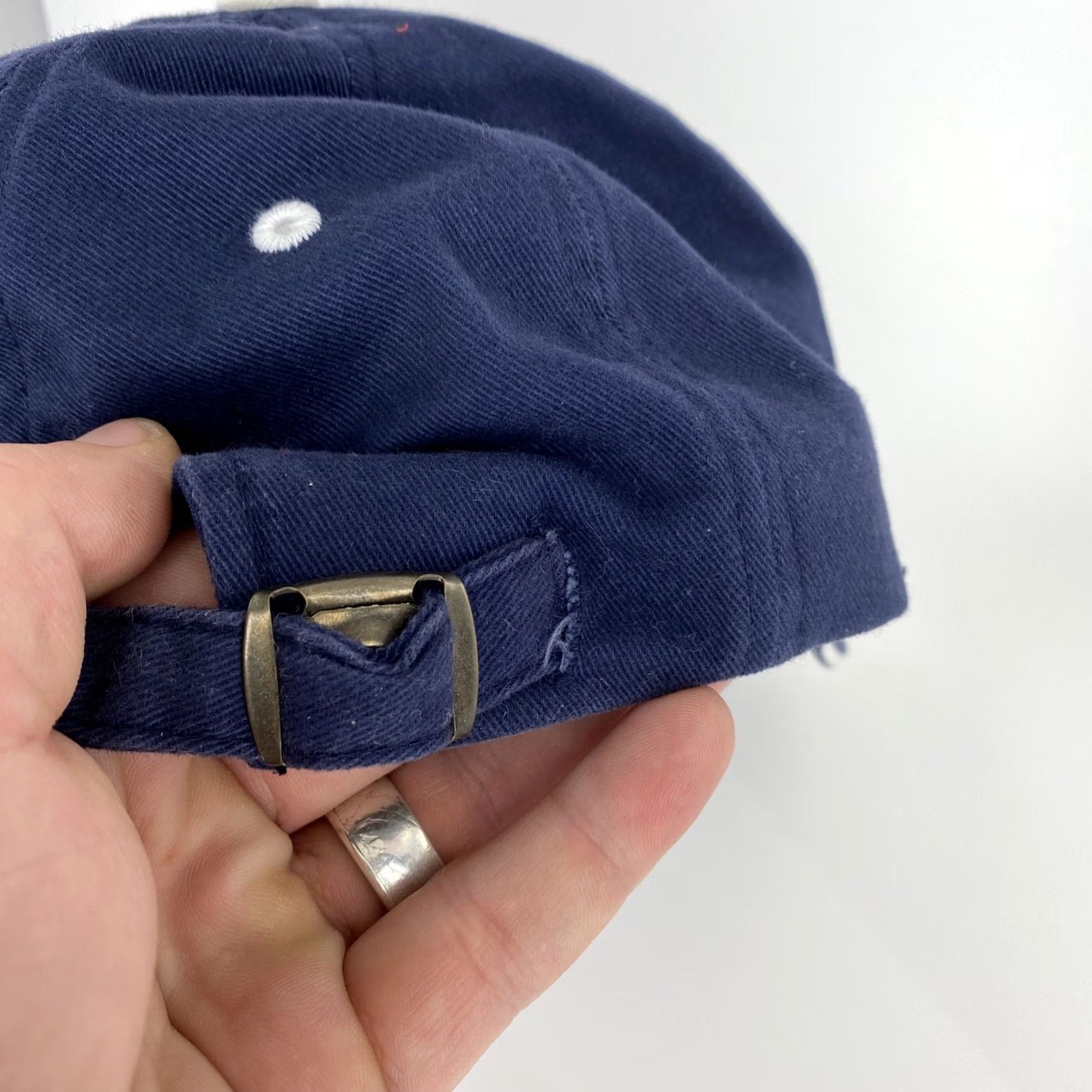 American Needle VINTAGE American Needle Chevrolet General Motors Adjustable Hat Blue Baseball Cap Men One Size Cotton Solid Cars Theme Size ONE SIZE - 6 Thumbnail