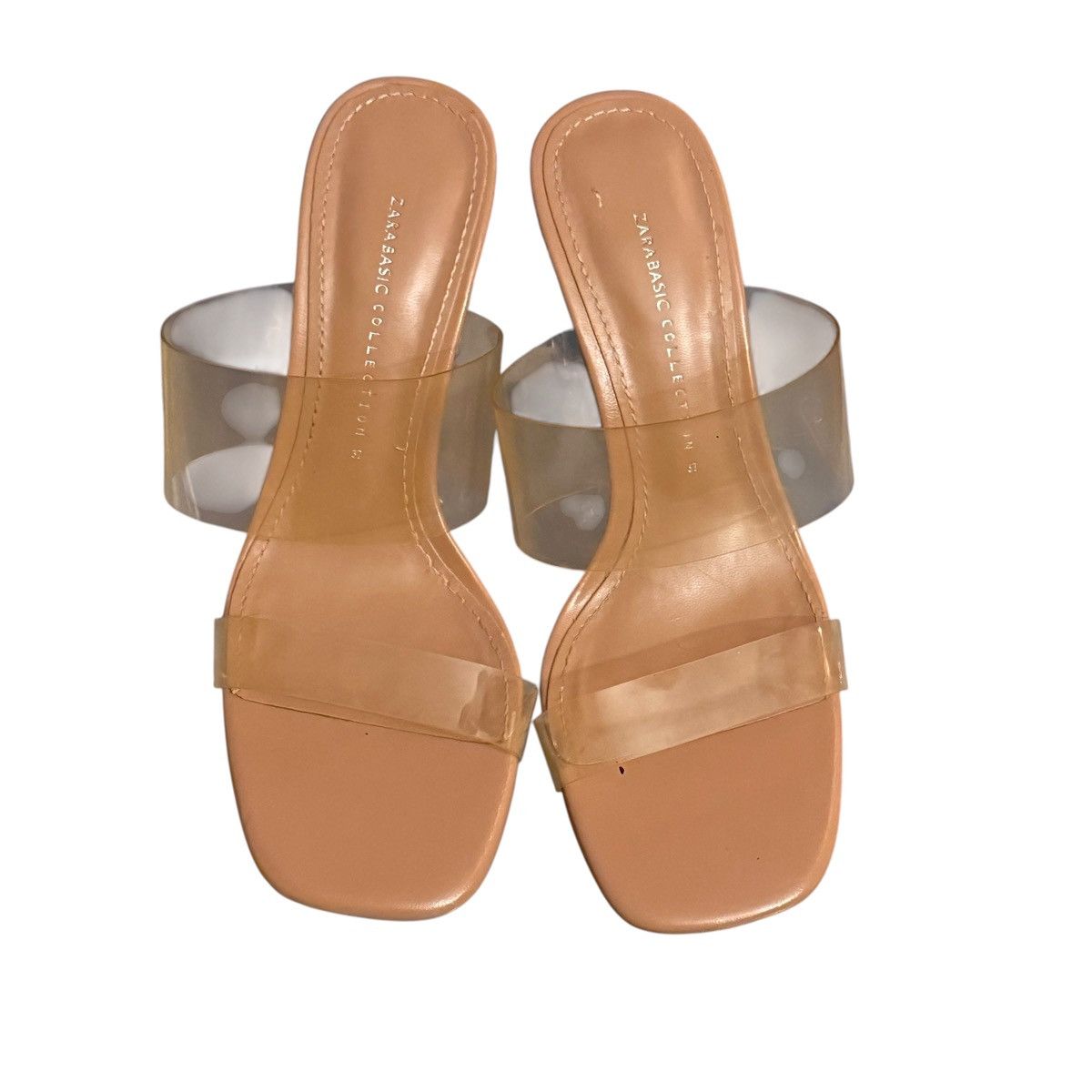 Zara Zara Basics clear heel/clear straps sandals Size US 6.5 / IT 36.5 - 3 Thumbnail