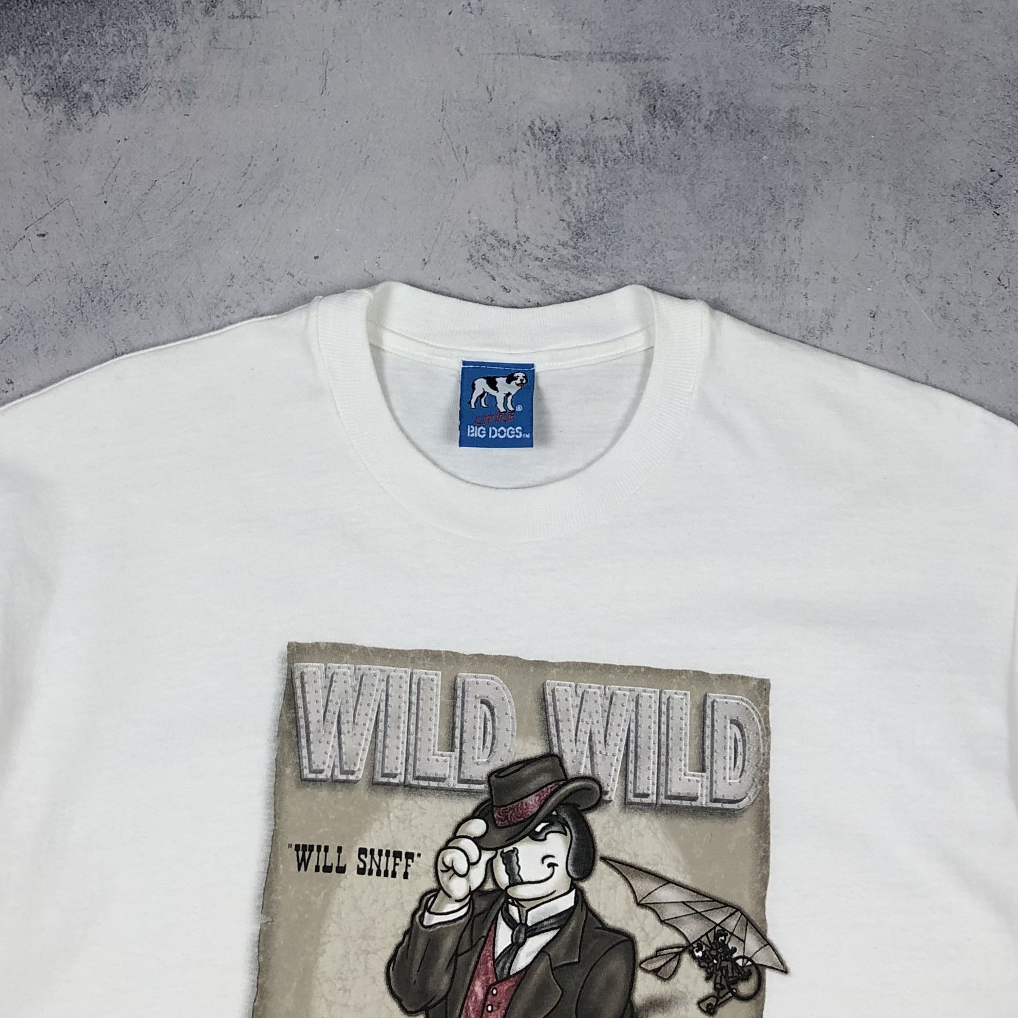 Big Dogs 1999 Big Dog Wild Wild West Will Smith Parody US Tee Size US M / EU 48-50 / 2 - 9 Thumbnail