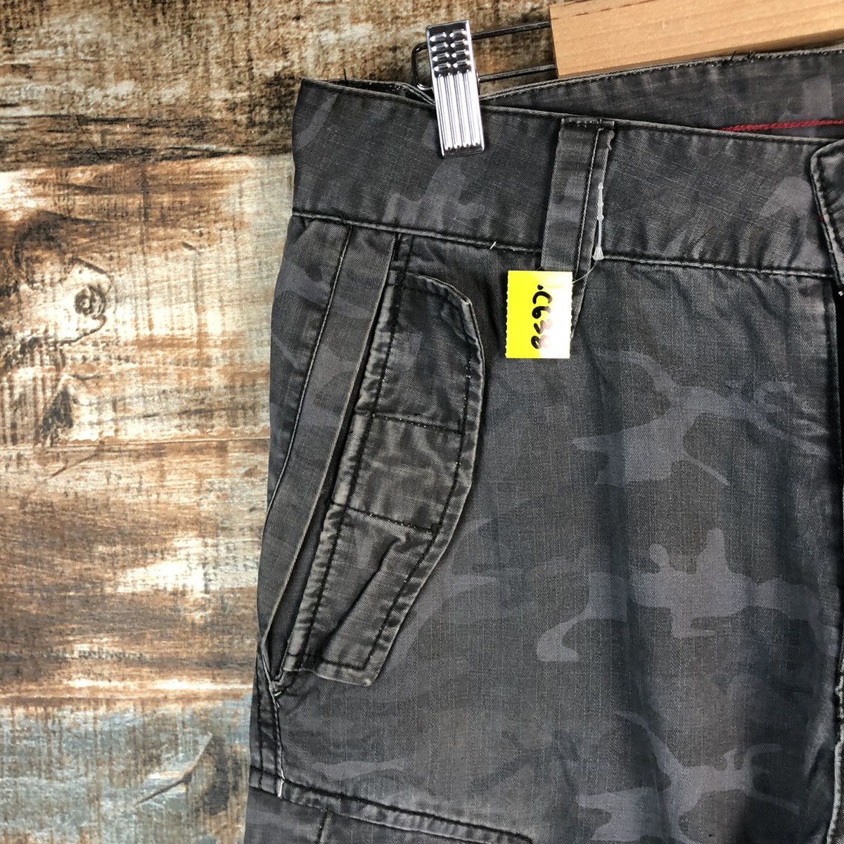 Japanese Brand DL Camo Gray Cargo Military utility Multipocket Pants #C638 Size US 29 - 7 Thumbnail