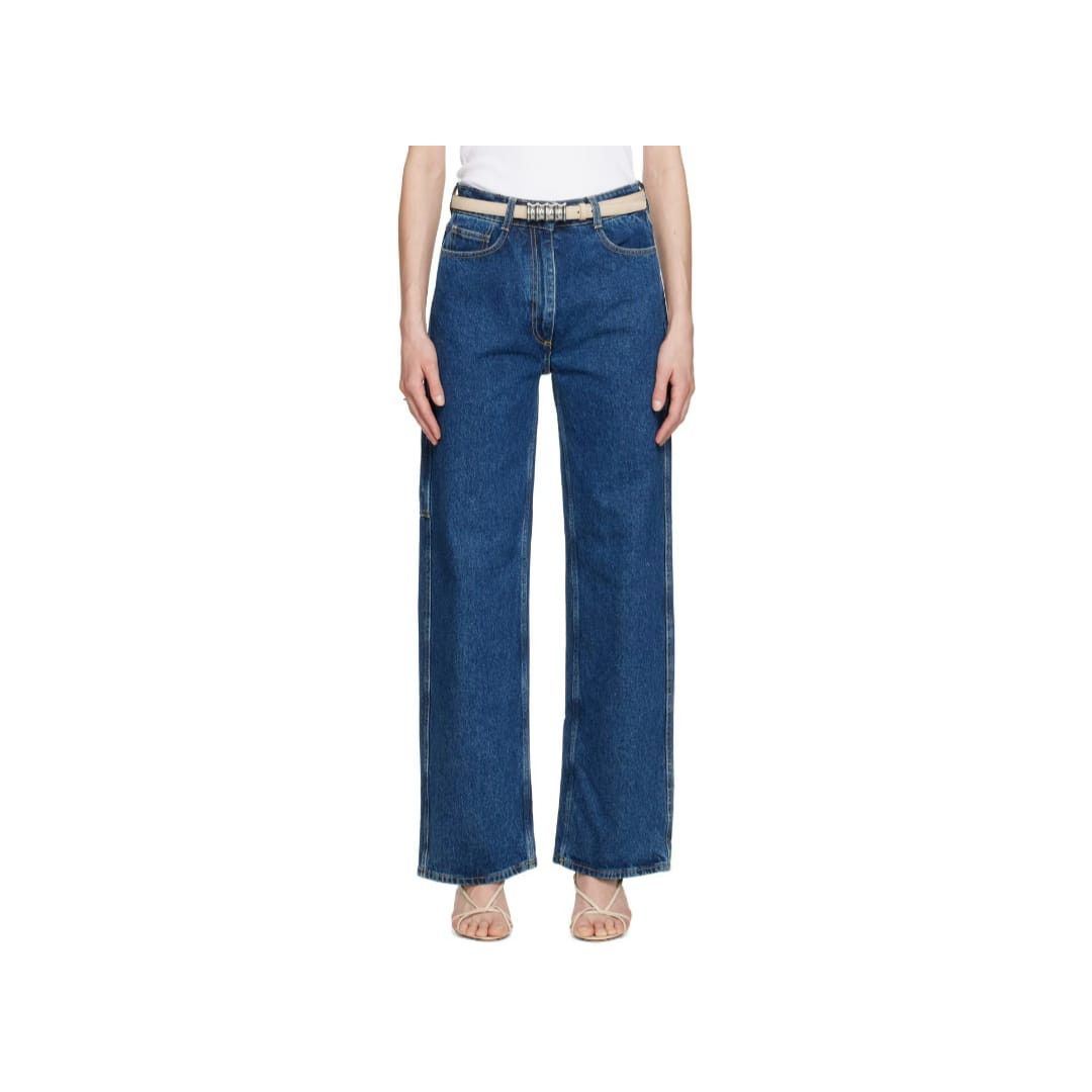 Saks Potts o1s22i1n0924 Salma Loose Jeans in Blue Size 30" / US 8 / IT 44 - 1 Thumbnail