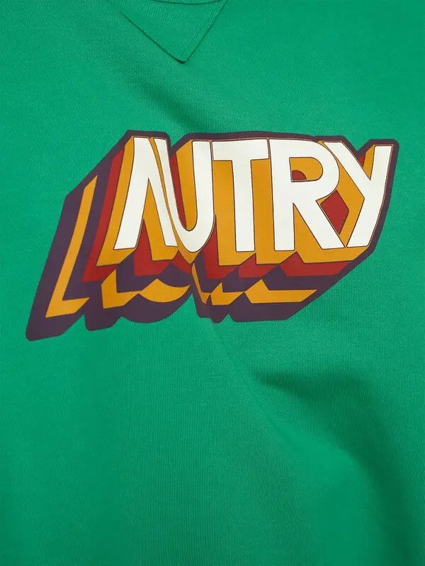 AUTRY o1y0725 Crewneck Sweatshirt in Green Size L / US 10 / IT 46 - 3 Thumbnail