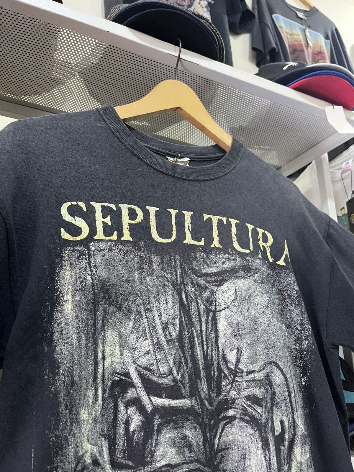 Band Tees Sepultura Shirt Mediator Between Head and Hand Must Be Shirt Size US M / EU 48-50 / 2 - 3 Thumbnail