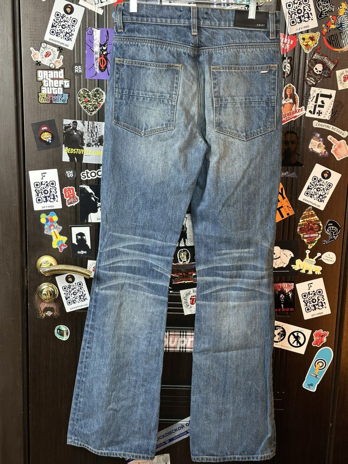Amiri Amiri Flare Button up Jeans Denim 30 Size US 30 / EU 46 - 3 Thumbnail