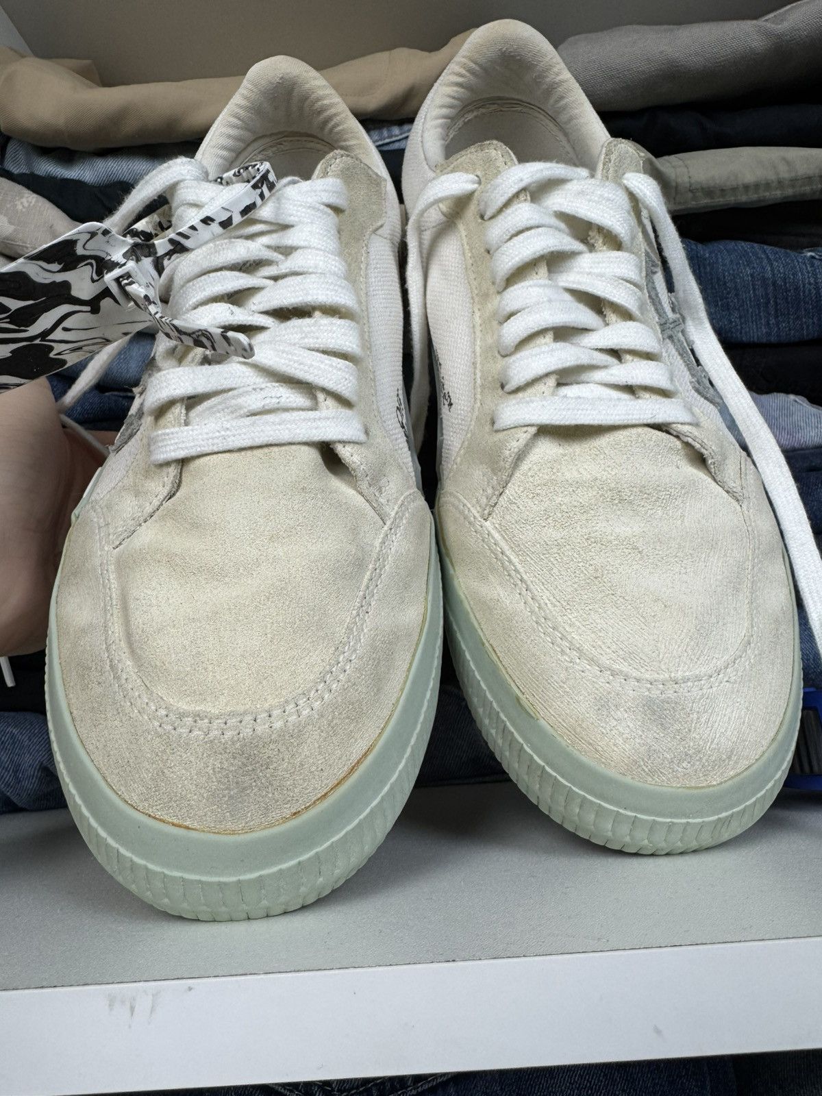 Off-White Off-White Low Vulcanized Sneakers Size 43 Size US 10 / EU 43 - 3 Thumbnail
