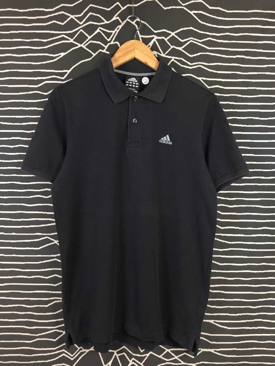 Adidas × Vintage Adidas Clima365 Performance Essentials Sportswear Polo Tee Size US M / EU 48-50 / 2 - 2 Thumbnail