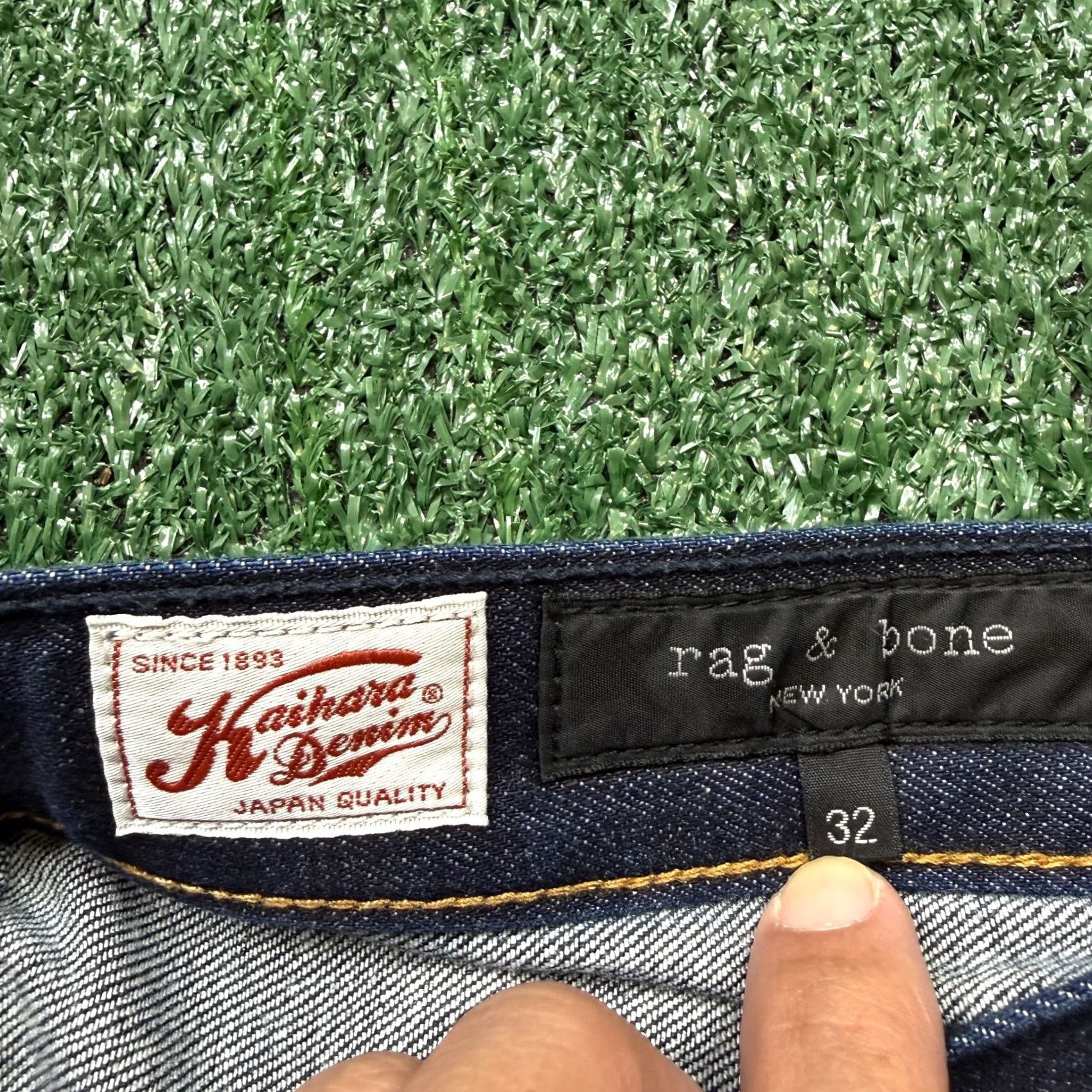 Rag & Bone rag & bone Jeans 32x28 Denim Slim Mid Blue 5-Pocket Japan Vintage No Mens Jeans Size US 32 / EU 48 - 5 Thumbnail