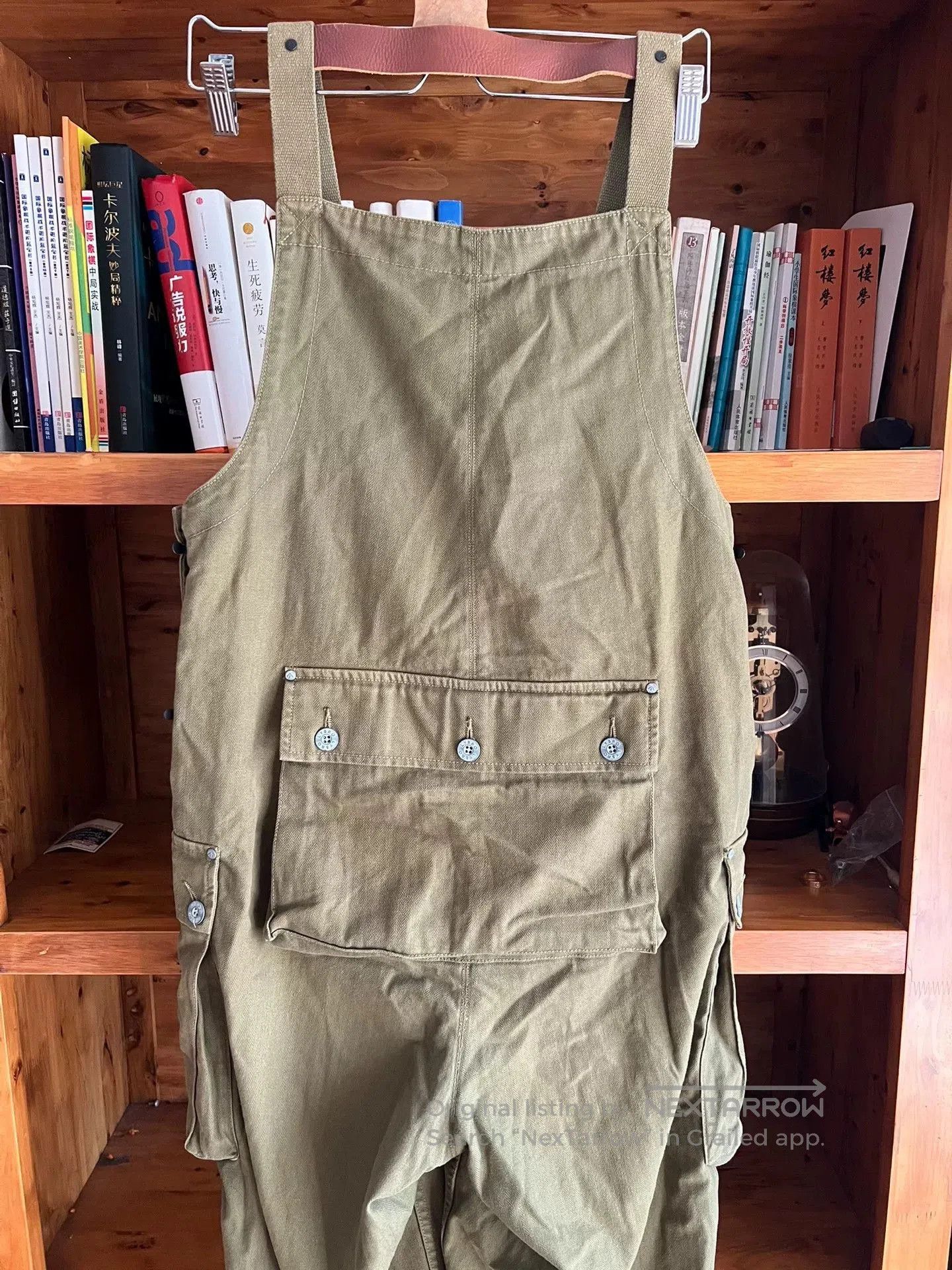 Nigel Cabourn stylish canvas overalls with intricate detailing. Size US 42 / EU 58 - 6 Thumbnail