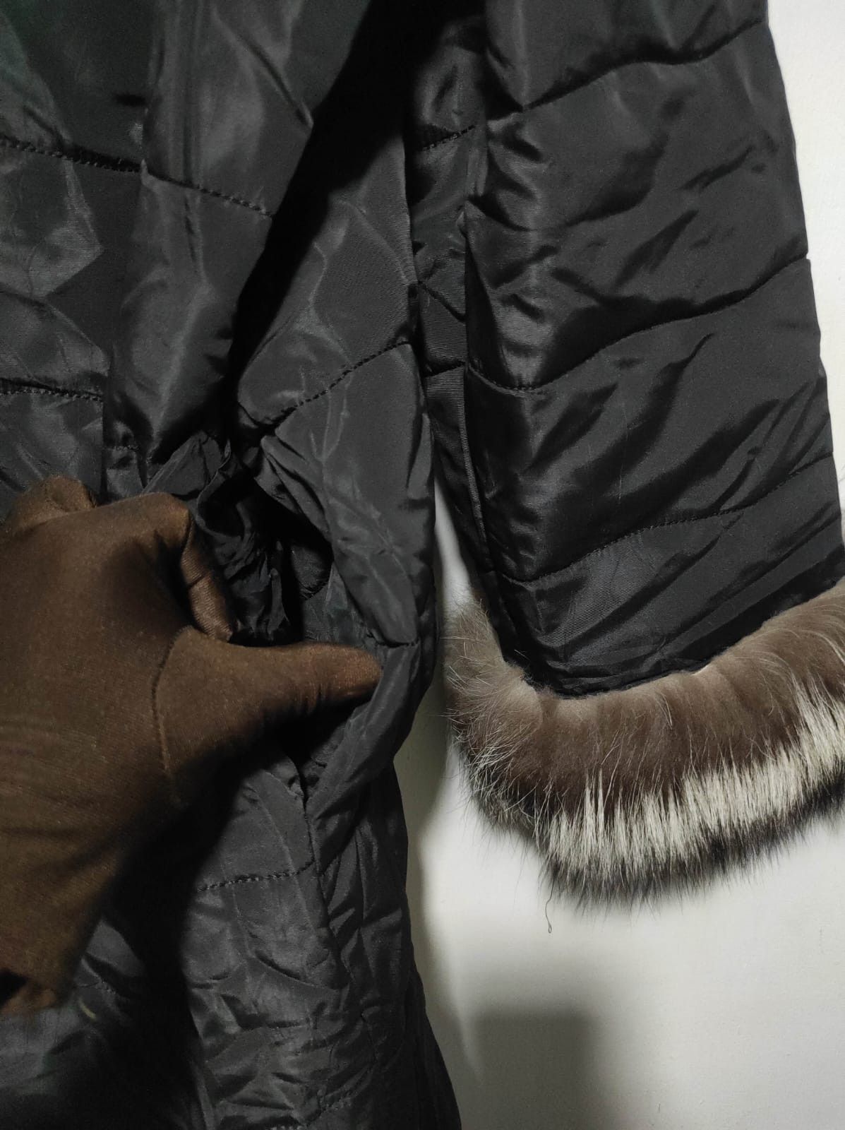 Japanese Brand Leilian made in Japan fur down puffer hoodie Jacket Size L / US 10 / IT 46 - 9 Thumbnail