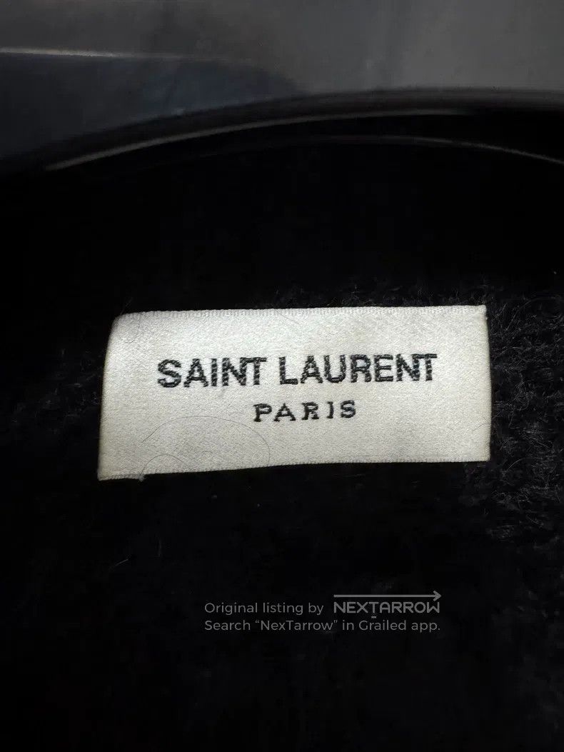 Saint Laurent Paris Saint Laurent Paris Mohair Paris slogan sweater Size US S / EU 44-46 / 1 - 5 Thumbnail