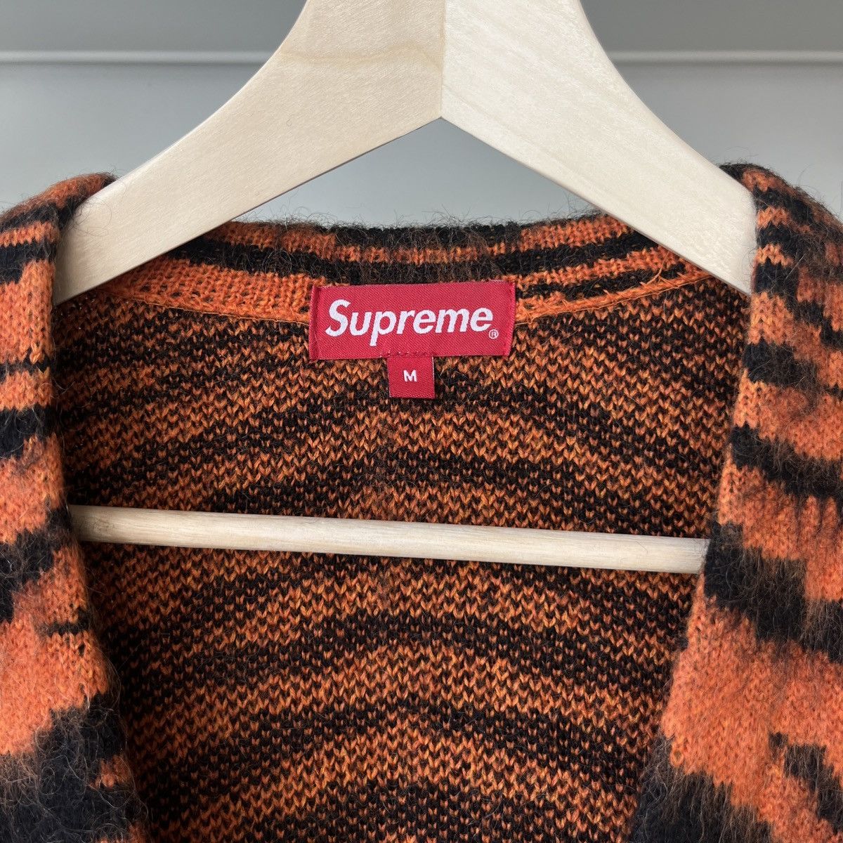 Supreme Supreme Brushed Mohair Cardigan FW20 Size US M / EU 48-50 / 2 - 2 Thumbnail