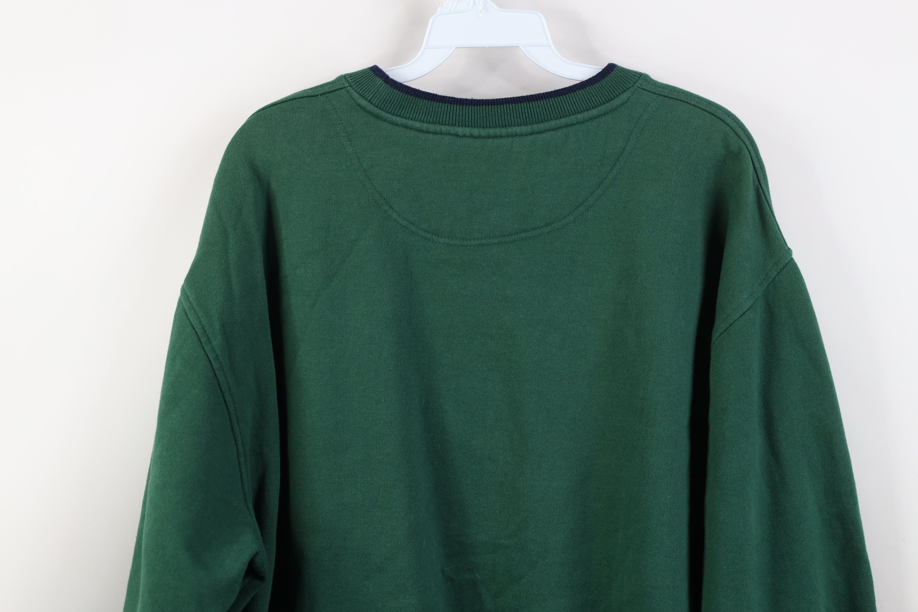Vintage Vintage 90s Streetwear Argyle Golf Crewneck Sweatshirt Green Size US XL / EU 56 / 4 - 11 Thumbnail