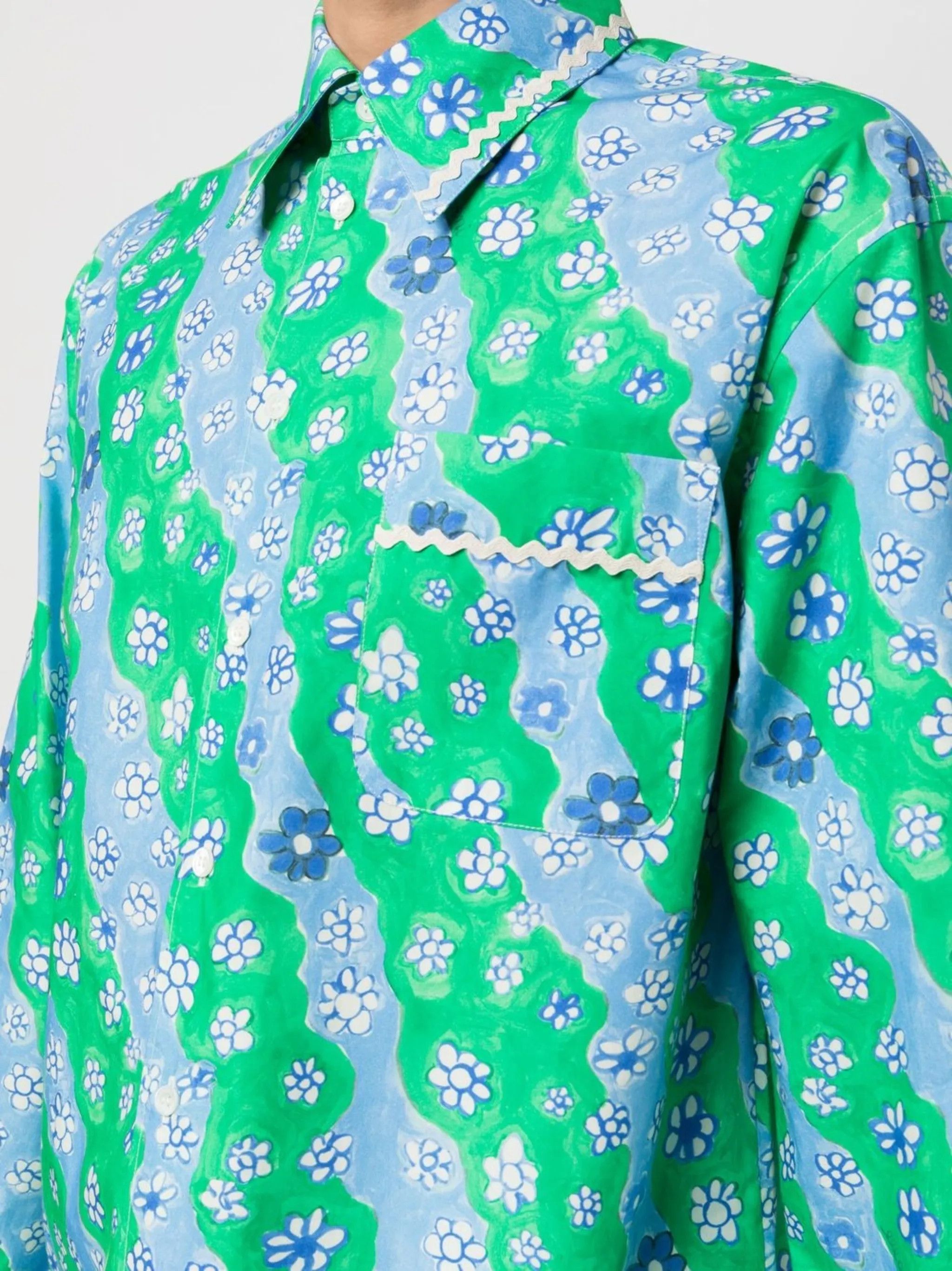 Marni o1y0225 Patterned Shirt in Multicolor Size US L / EU 52-54 / 3 - 3 Thumbnail