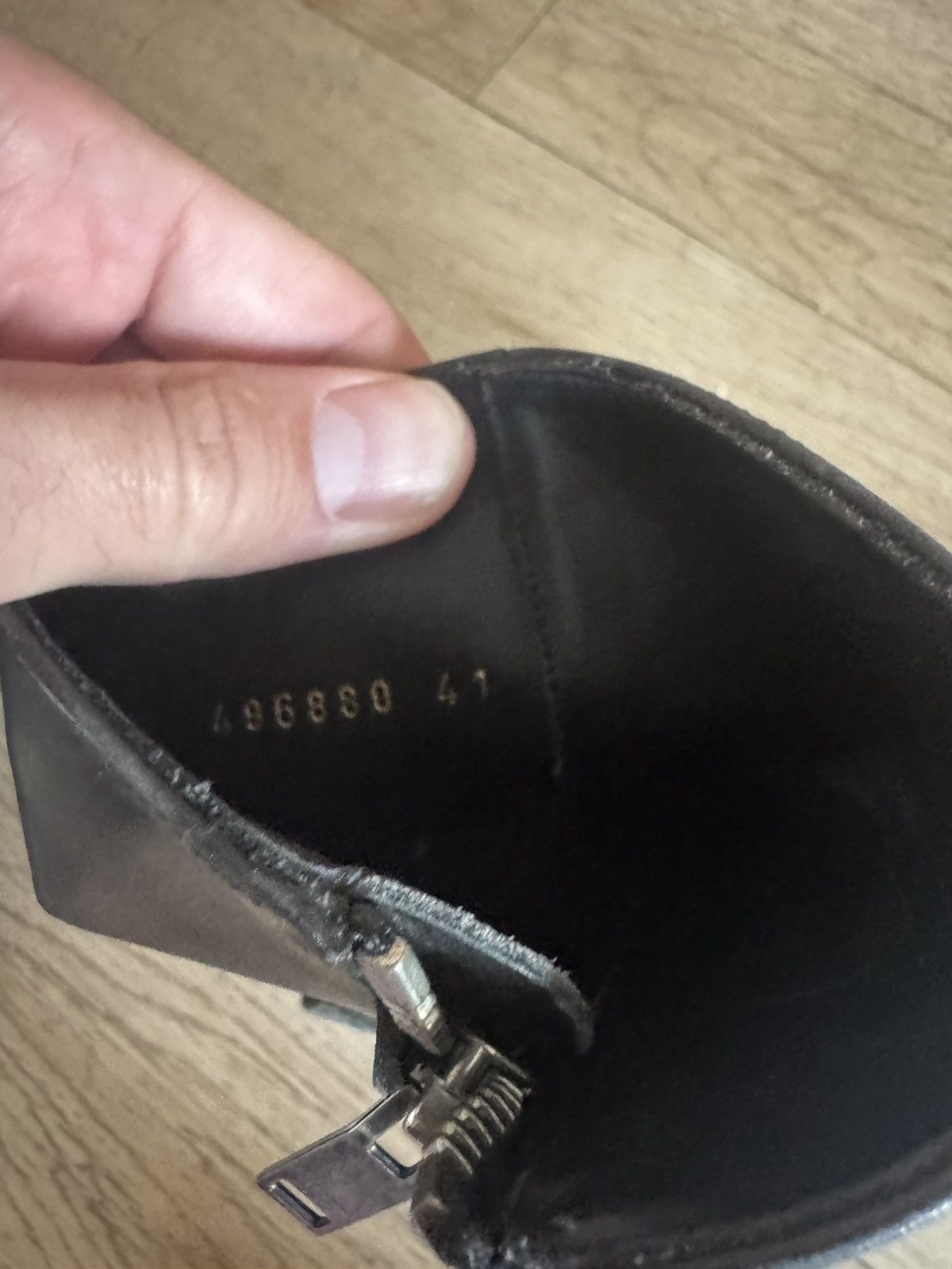 Saint Laurent Paris Hedi Leather Harness wyatts Size US 8 / EU 41 - 6 Thumbnail